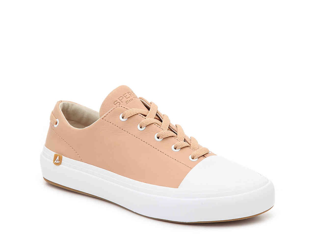 Sperry STS81495 Women's Nude Haven Cap Toe Fashion Sneakers - Comfortable Casual Shoes for Walking, Work & Everyday Wear - Size 8.5 B(M) US Women