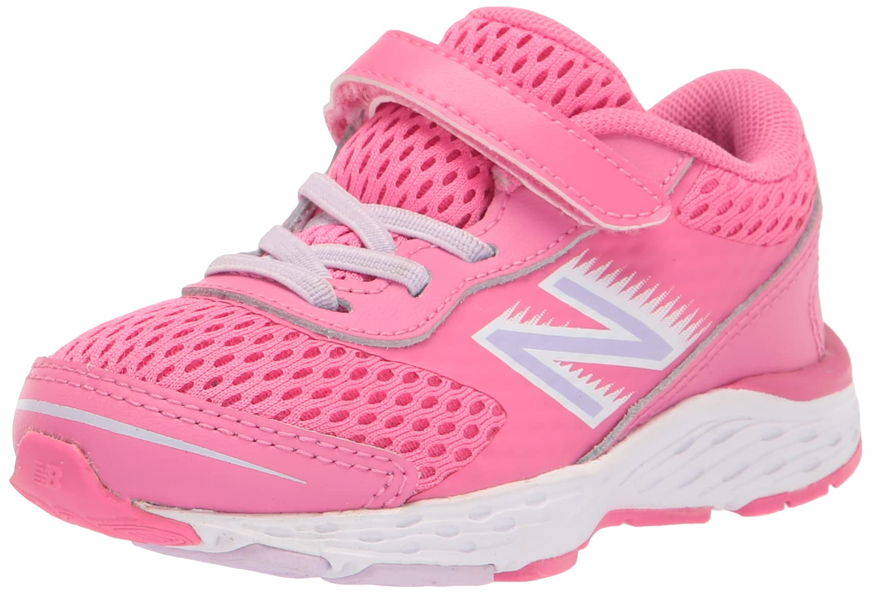 New Balance Kids' 680 V6 Hook and Loop Running Shoes - Lightweight Athletic Sneakers for Boys & Girls - Perfect for School, Playground & Daily Activities