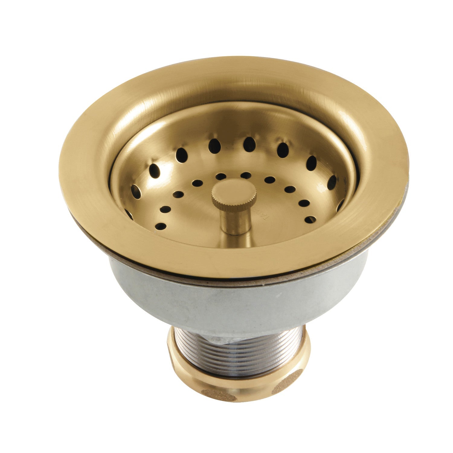 Arcticstone 30 Inch White Stone Single Bowl Farmhouse Kitchen Sink with Deck Mount Bridge Faucet - Brushed Brass Finish with Side Sprayer & Basket Strainer | Perfect for Rustic & Modern Kitchens, Remodeling Projects
