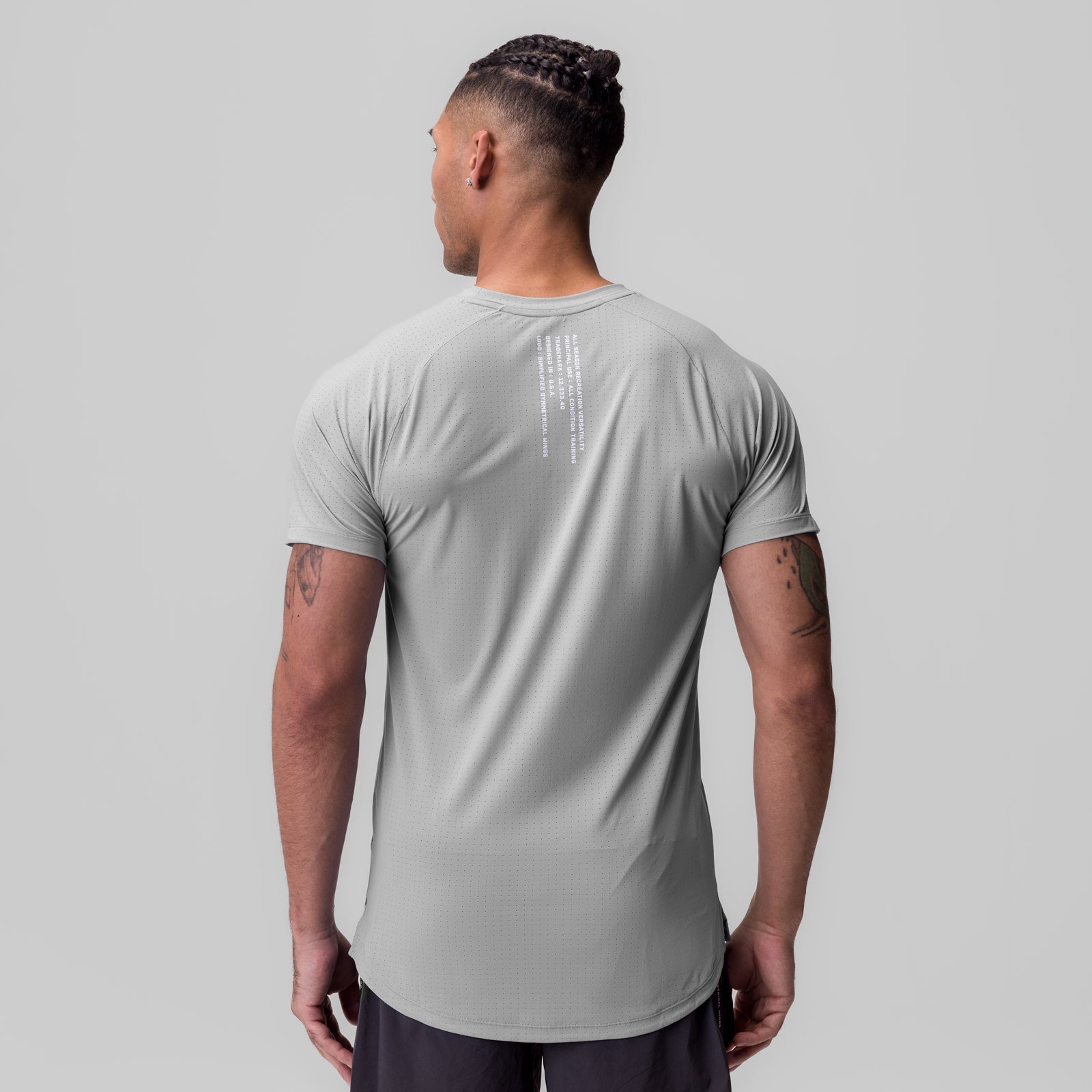 ASRV Laser Vent Established Tee - Men's Performance Workout Shirt with Moisture-Wicking Technology for Gym, Running & Outdoor Activities