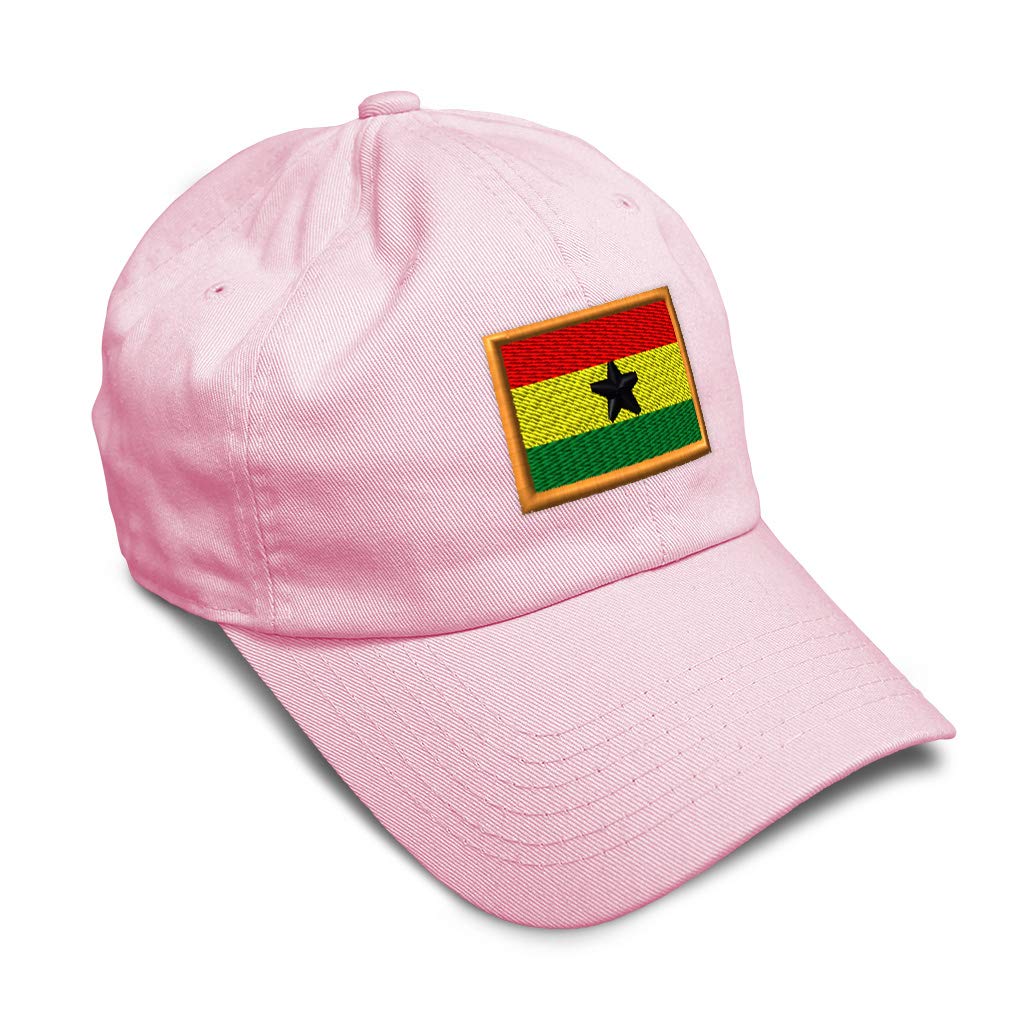 Speedy Pros Soft Baseball Cap - Ghana Embroidery Africa Twill Cotton Dad Hat for Men & Women | Casual Wear, Outdoor Activities & Sports