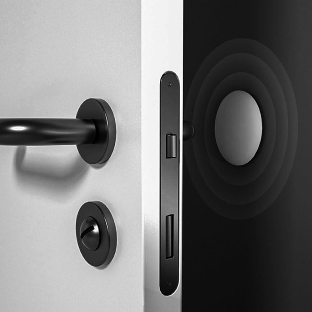 Soft Rubber Door Stopper Wall Protector - Self-Adhesive Bumper for Home & Office Safety