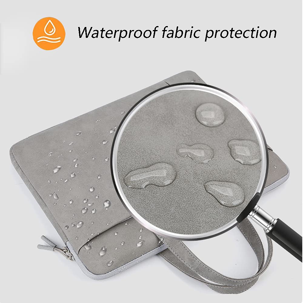 15.6 Inch Waterproof Laptop Case - Slim Protective Briefcase with Handle & 360° Protection | Compatible with MacBook Pro, MacBook Air & Notebook Computers | Perfect for Business Travel, Commuting & Office Use