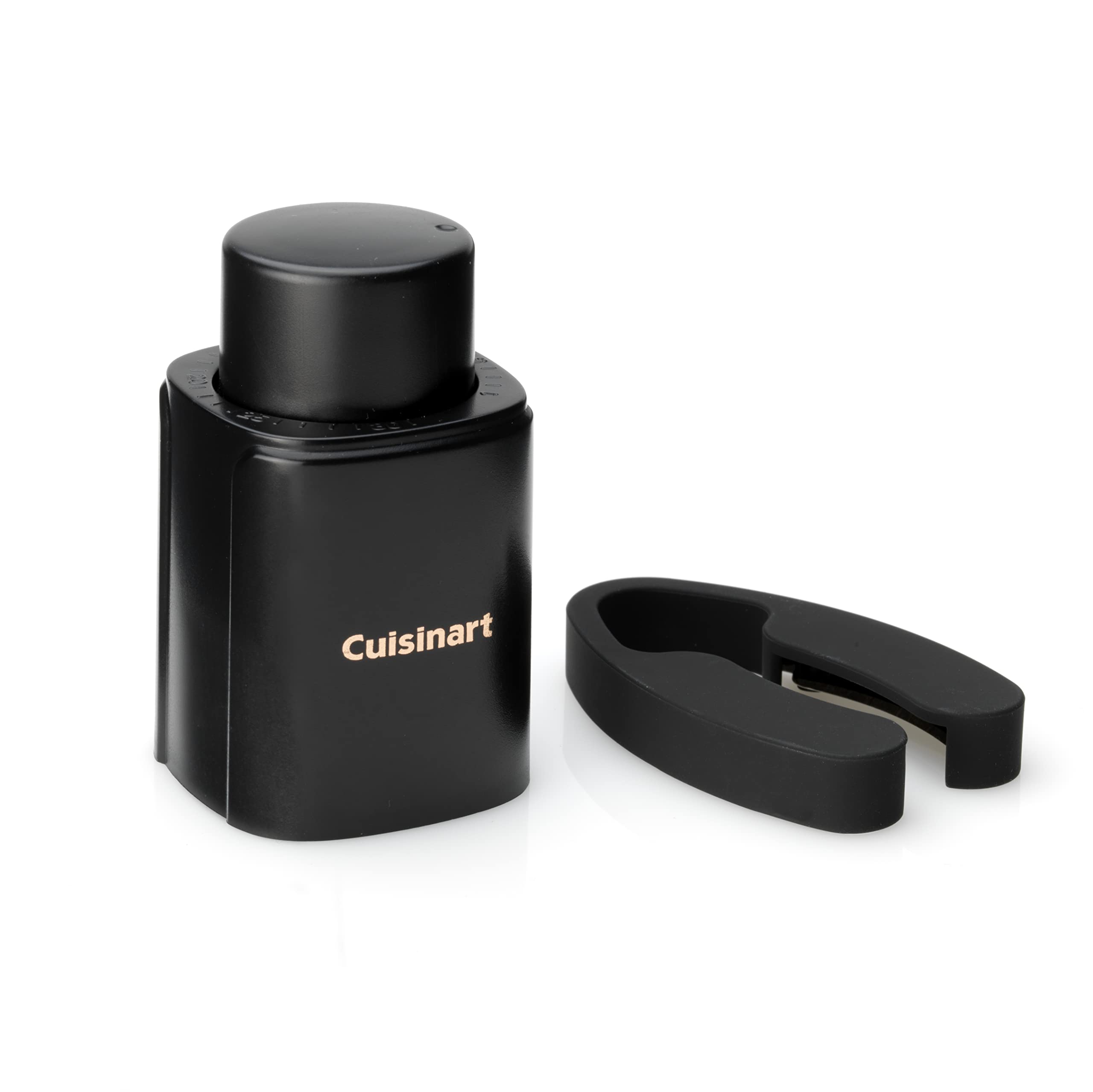 Cuisinart Rechargeable Automatic Wine Opener with Vacuum Sealer - Electric Corkscrew Bottle Opener with Foil Cutter | 8-Hour Battery Life for 80 Bottles | Perfect Gift for Wine Lovers | Ideal for Dinner Parties, Weddings & Home Bars