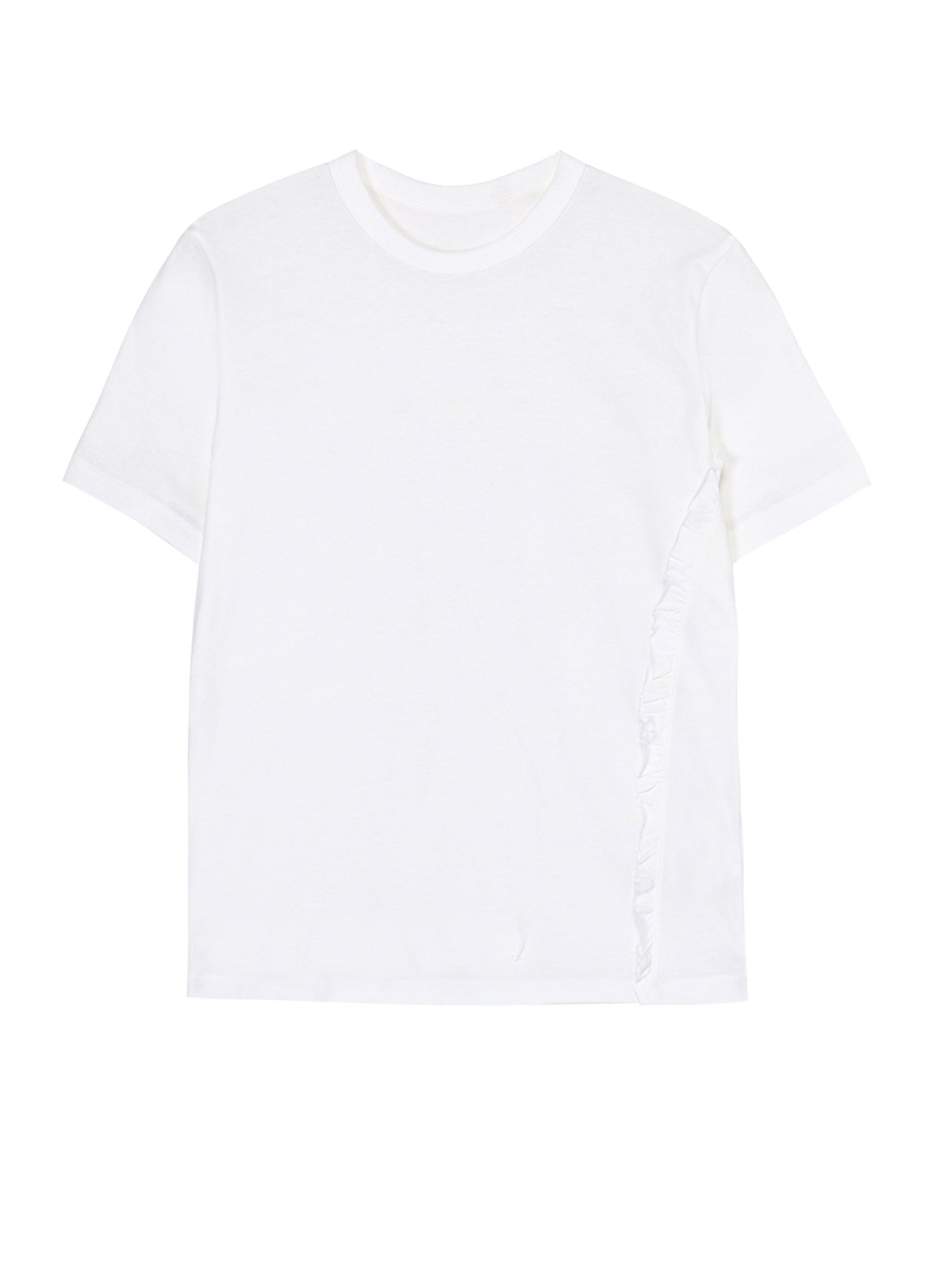 Cotton Jersey Frill T-Shirts for Women - Soft & Stylish Casual Tees for Everyday Wear, Outings & Layering