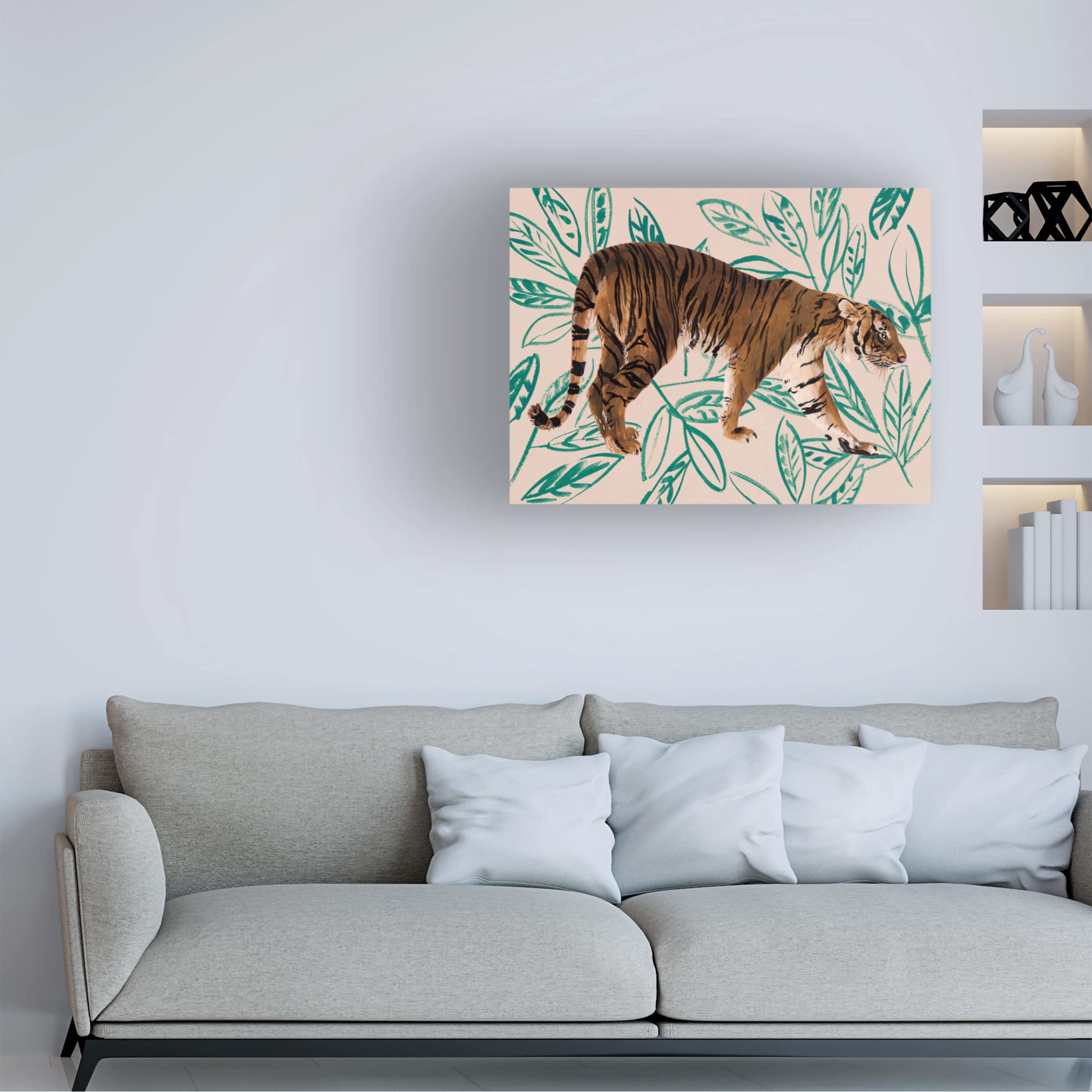 Trademark Fine Art 'Siberian Tiger I' Canvas Wall Art by Melissa Wang - Perfect for Living Room, Bedroom & Office Decor