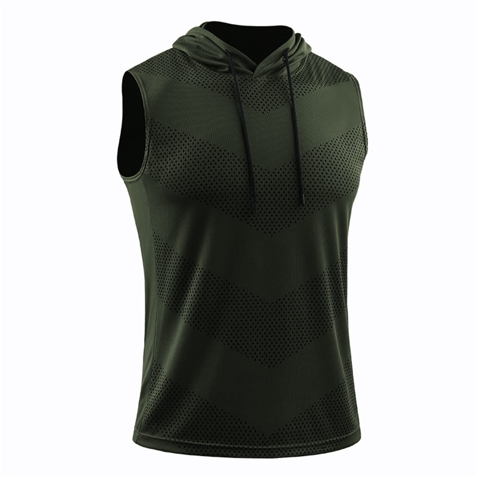 WSLCN Men's Workout Tank Top - Muscle Fit Gym Shirt, Sleeveless Hoodie for Fitness Training & Bodybuilding | Perfect for Gym, Running & Outdoor Workouts