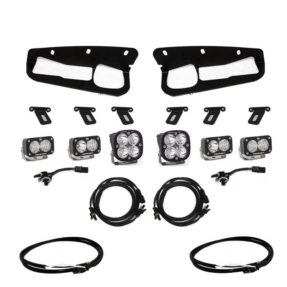 2021-2023 Ford Bronco Squadron Pro LED Fog Light Pocket Kit - Off-Road Adventure & Night Driving Upgrade