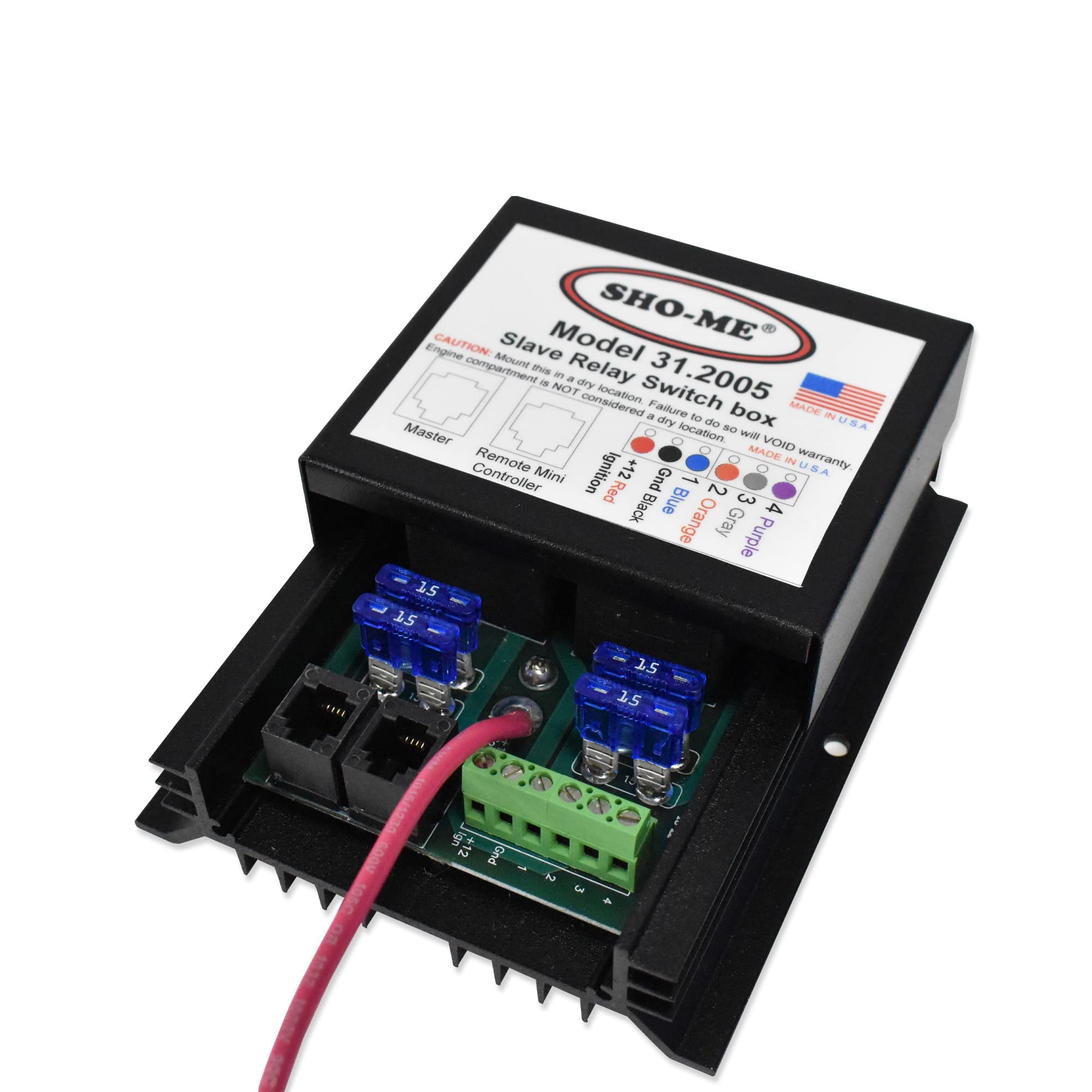 A'BLE Sho-Me 4 Function Undercover Switch Box - Multi-Purpose Electrical Control Panel for Home, Office & Industrial Use