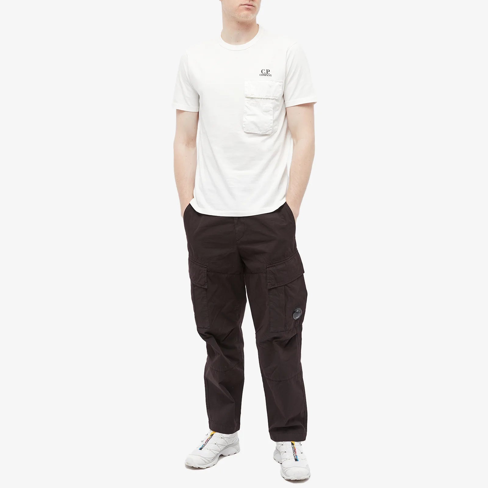 CP Company Pocket Logo T-Shirt for Men | Casual Short Sleeve Cotton Tee | Perfect for Streetwear, Daily Wear & Urban Fashion