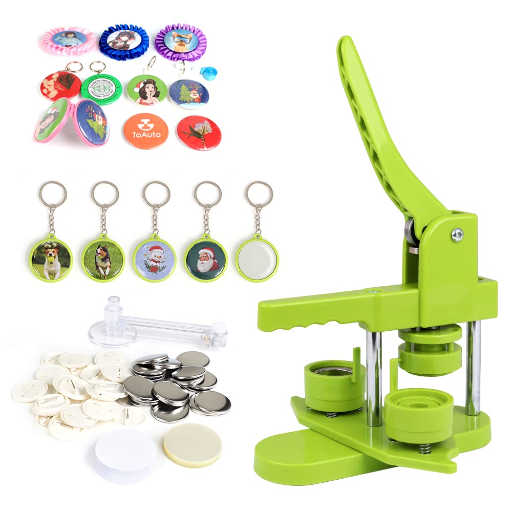 FastToBuy 4th Gen Button Maker Machine - 37mm/1.5