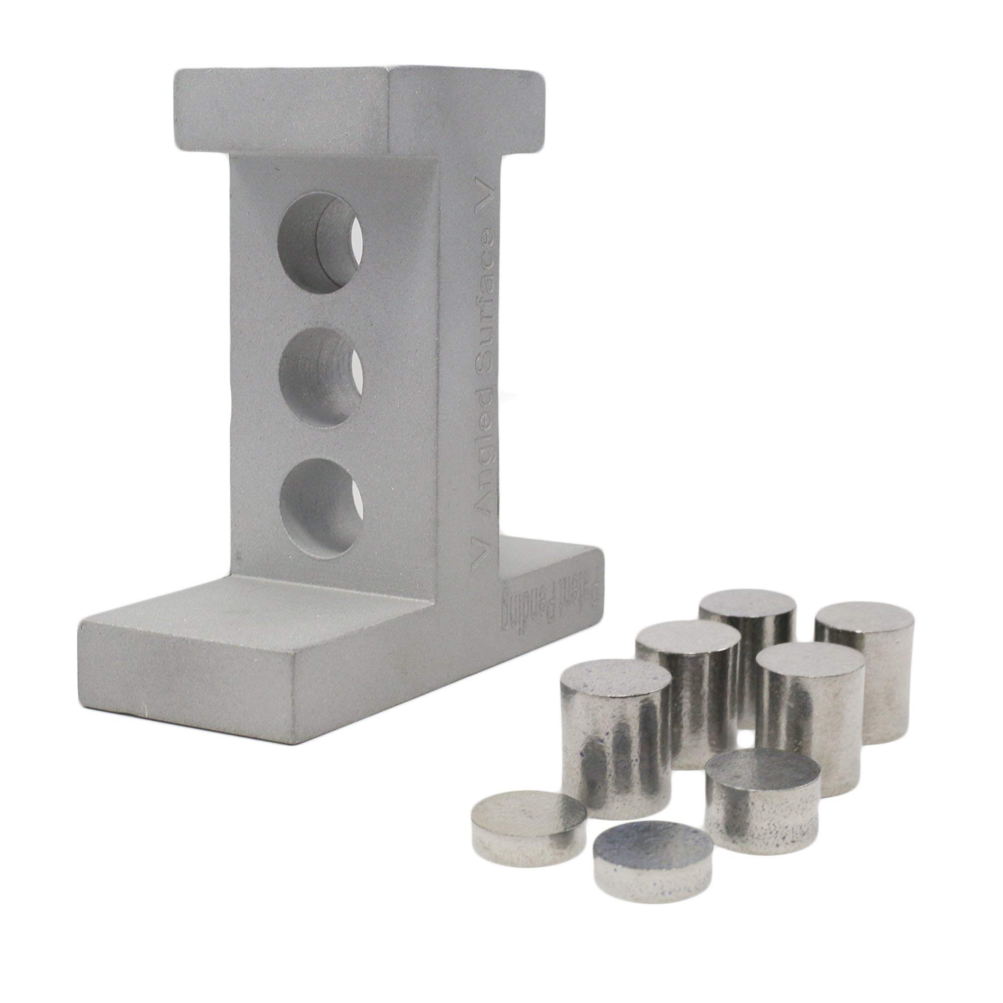 Pinewood Derby Weight Drilling Tool Kit with 3 oz Tungsten Weights - Perfect for Car Racing Competitions & DIY Projects