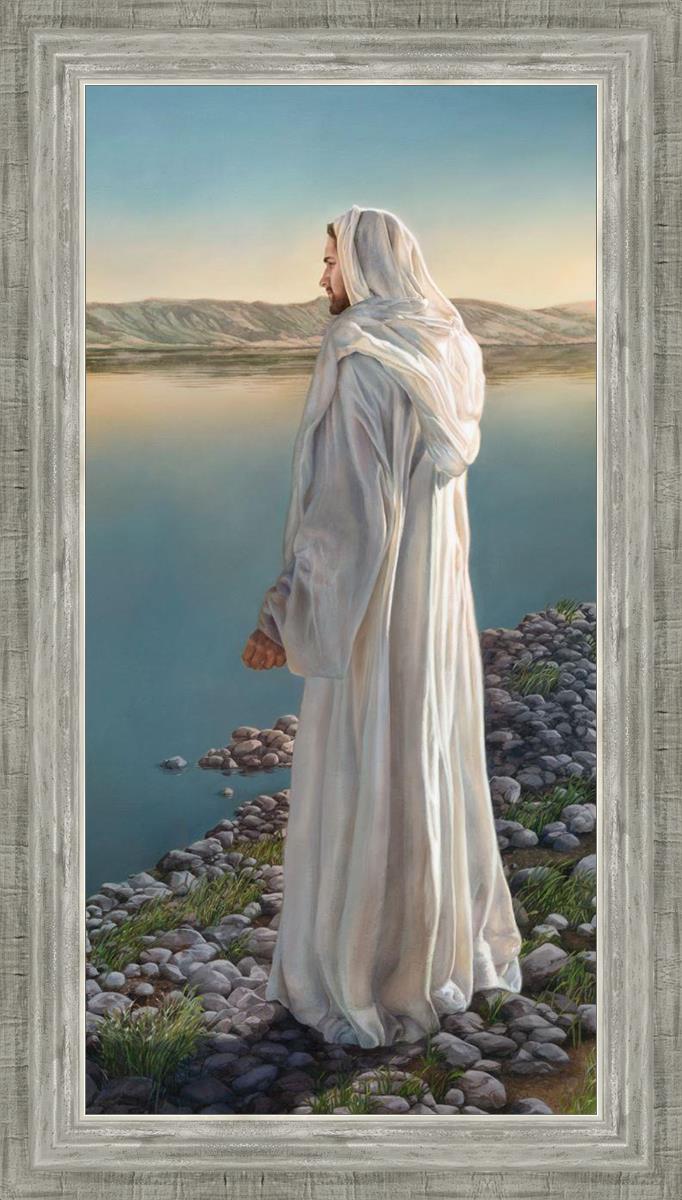 Come Follow Me by Liz Lemon Swindle - Inspirational Christian Art Print for Home, Office & Church Decor - Perfect for Gifts & Spiritual Uplift