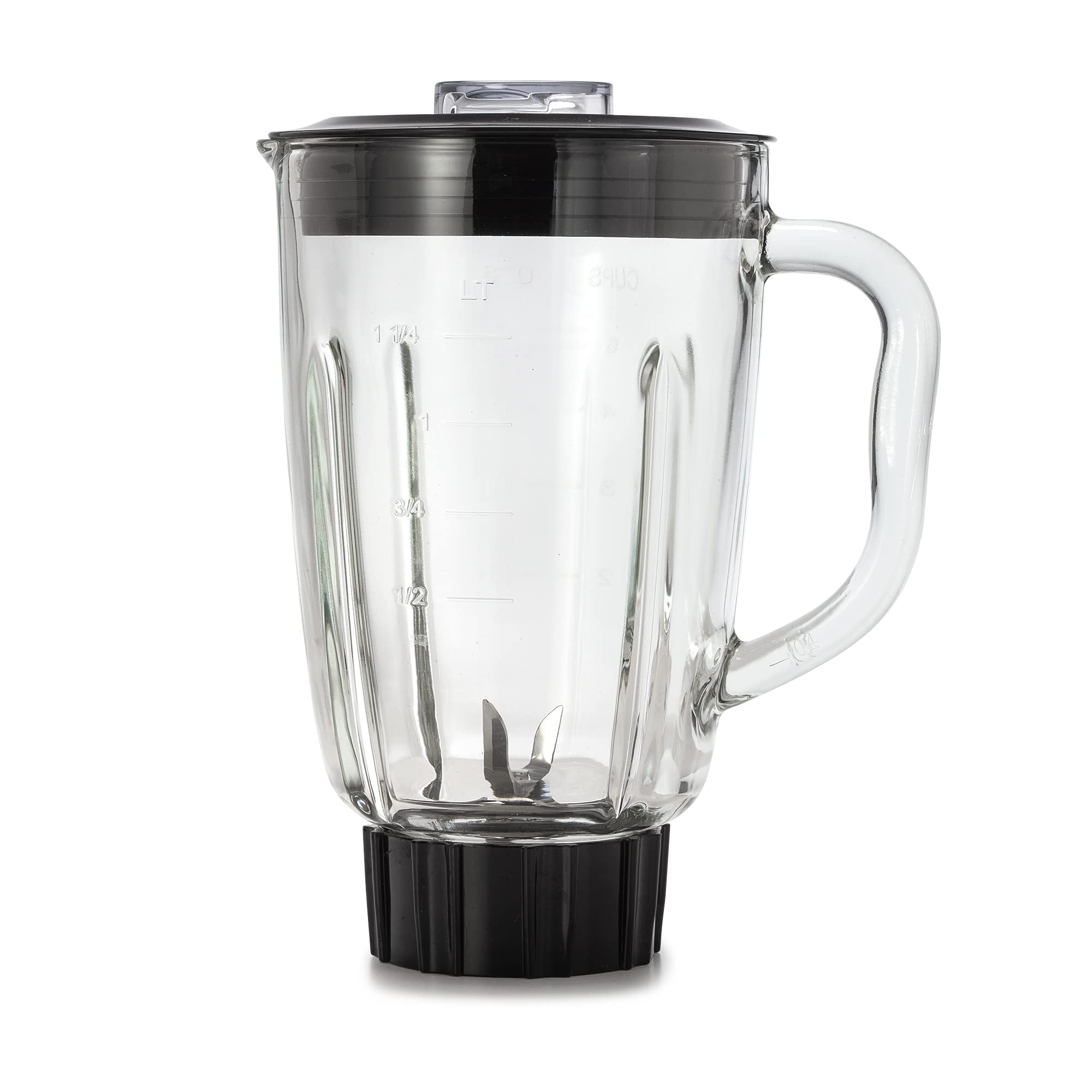 Dominion D4001BP 48oz Black Countertop Blender - High Speed Smoothie Maker for Shakes, Purees & Frozen Drinks - Perfect for Kitchen, Bar & Healthy Lifestyle