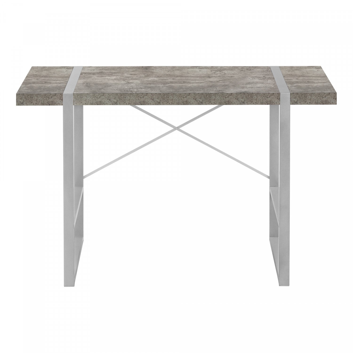 Dray Desk - Modern Concrete Grey Office Desk for Home & Workspace | Ergonomic Design for Productivity & Comfort