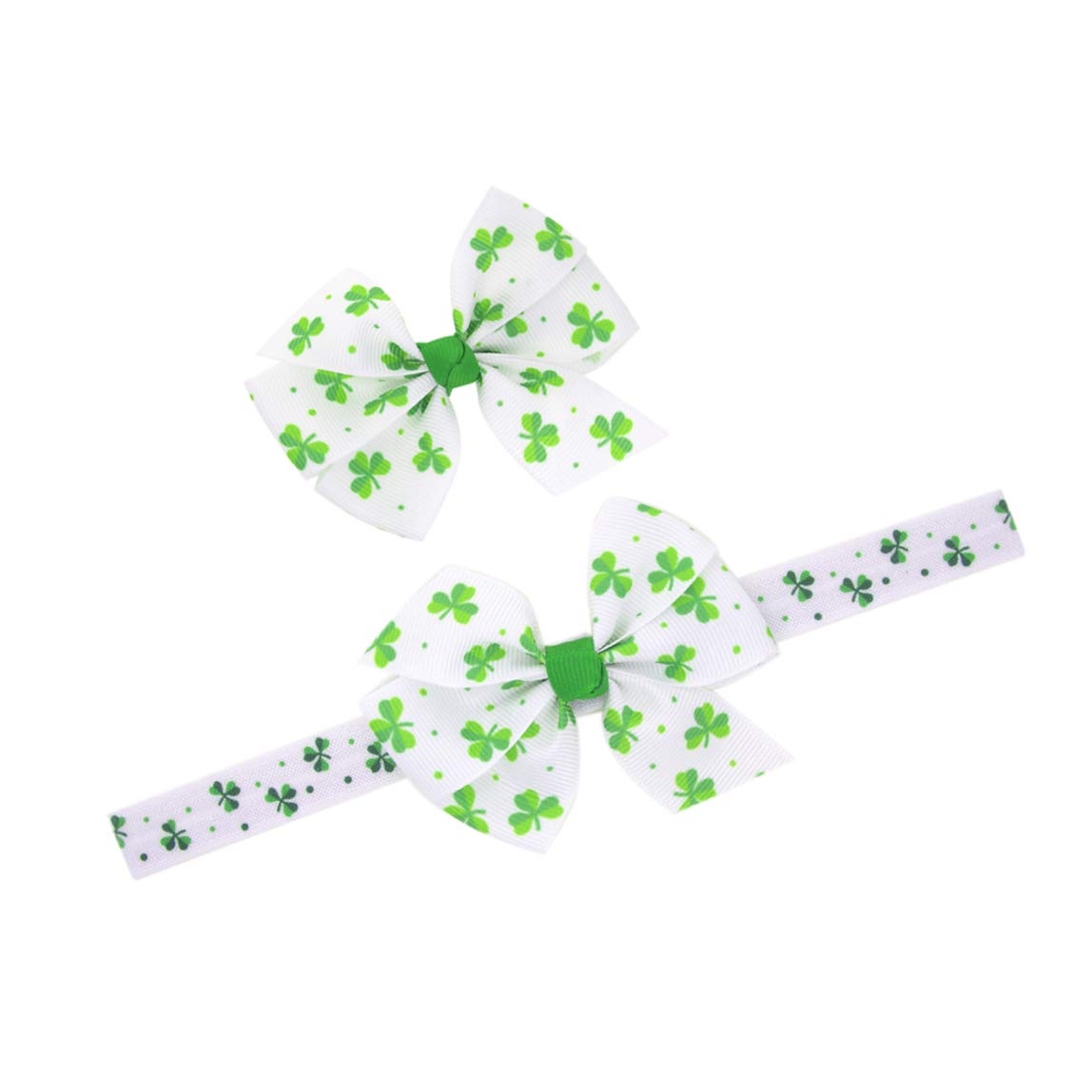 St. Patrick's Day Green Clover Shamrock Hair Clips - 4 Pack Hairpins for Women & Girls, Perfect for Irish Festivals, Parades, and Themed Parties (JHSP26)