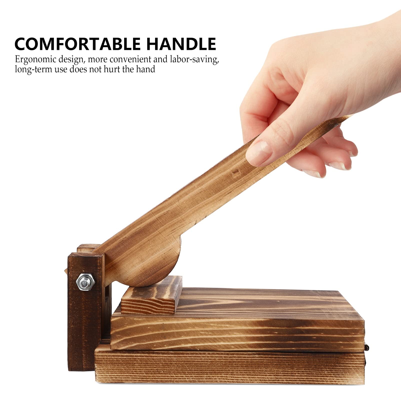 Premium Wooden Dumpling Press & Tortilla Maker - Square Dumpling Mold for Empanadas, Ravioli, Pie Crusts & Wrappers - Handcrafted Kitchen Tool for Perfect Homemade Pastry Dough (Ideal for Asian Cuisine, Mexican Dishes & Italian Cooking)