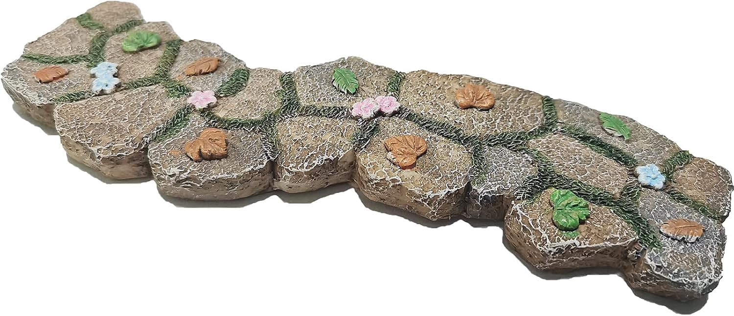Fairy Garden Walkway Path - Miniature Stone Pathway for Dollhouse & Enchanted Gardens | Perfect for DIY Fairy Gardens, Terrariums & Miniature Landscapes