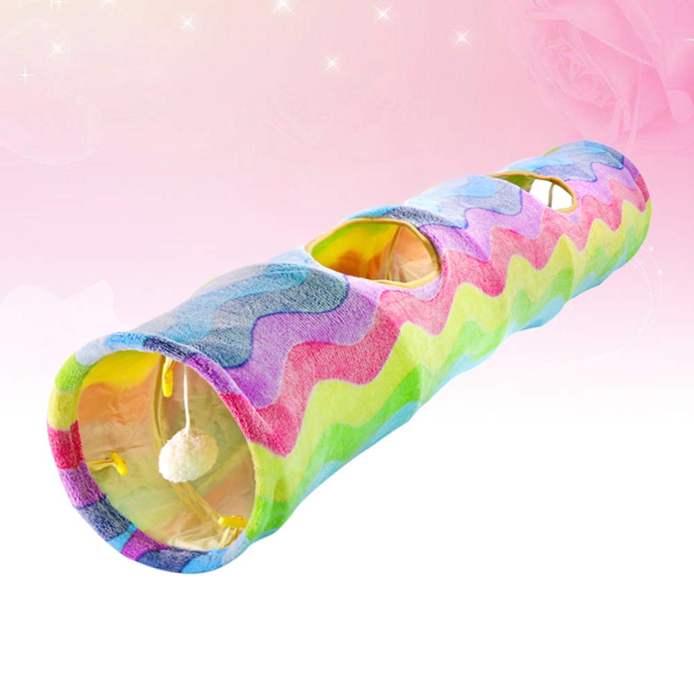 Interactive Cat Tunnel Toys for Indoor Play - Durable Pet Tube Toys with Rattle Sounds, Perfect for Exercise & Hide-and-Seek Games