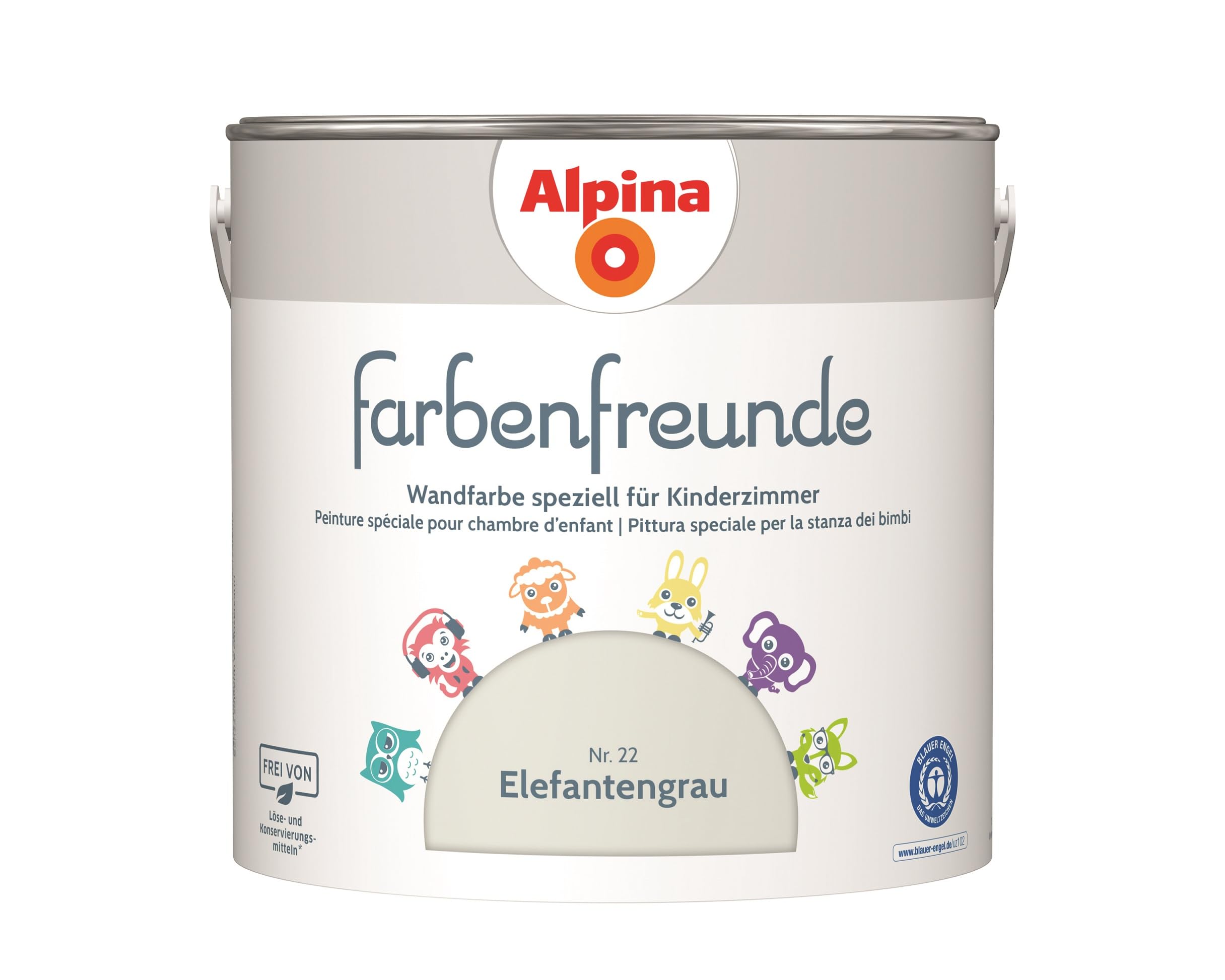 Farbenfreude Premium Wall Paint for Kids' Rooms - 2.5L Non-Toxic, Washable Paint for Children's Bedrooms & Playrooms - Perfect for Creative Murals, Accent Walls & DIY Nursery Decor