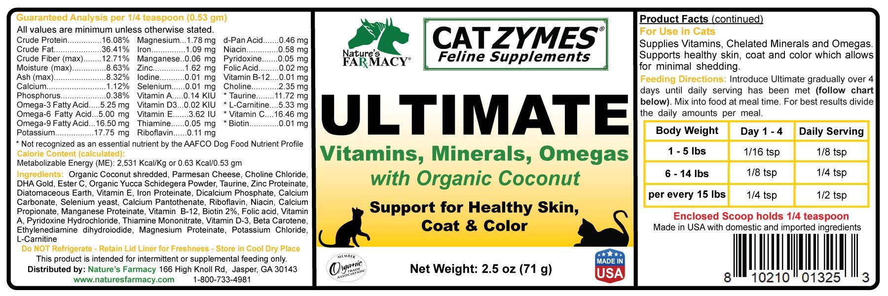 Ultimate Vitamins Minerals Omegas Supplement - 2.5 Ounce - Essential Nutrients for Immune Support, Energy & Heart Health - Perfect for Daily Wellness, Active Lifestyles & Healthy Aging