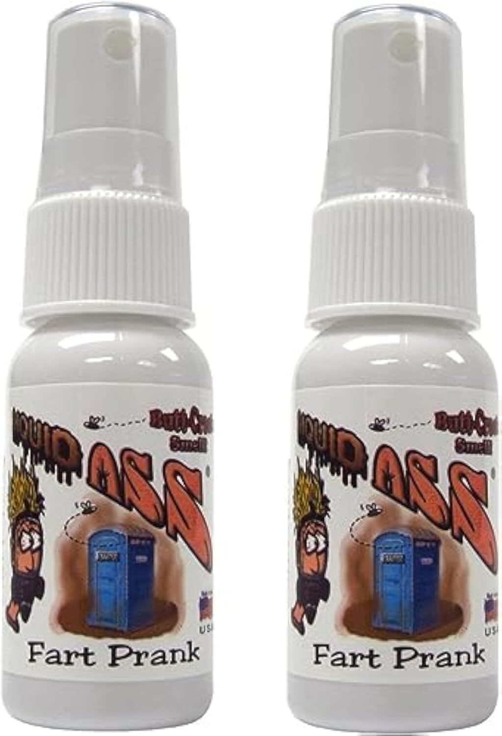 Liquid Ass Prank Toy (2 Pack) - Hilarious Fake Fart Spray for Prank Gags, Parties & Practical Jokes - Perfect for Office Pranks, Birthday Gifts & April Fools' Day