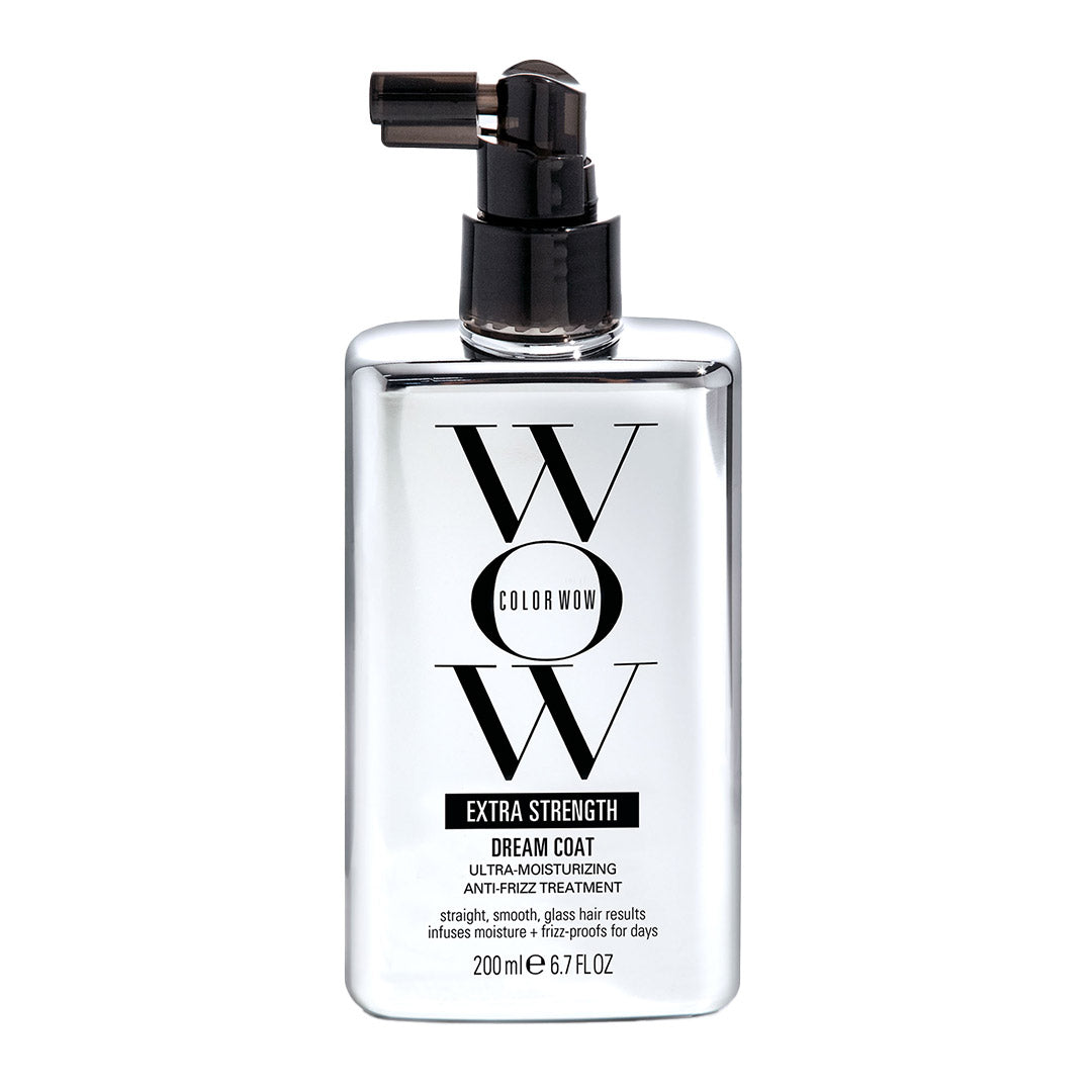 Color WOW Extra Strength Dream Coat Spray - 200ml Anti-Frizz Hair Treatment for Smooth & Shiny Hair - Perfect for Daily Styling & Heat Protection