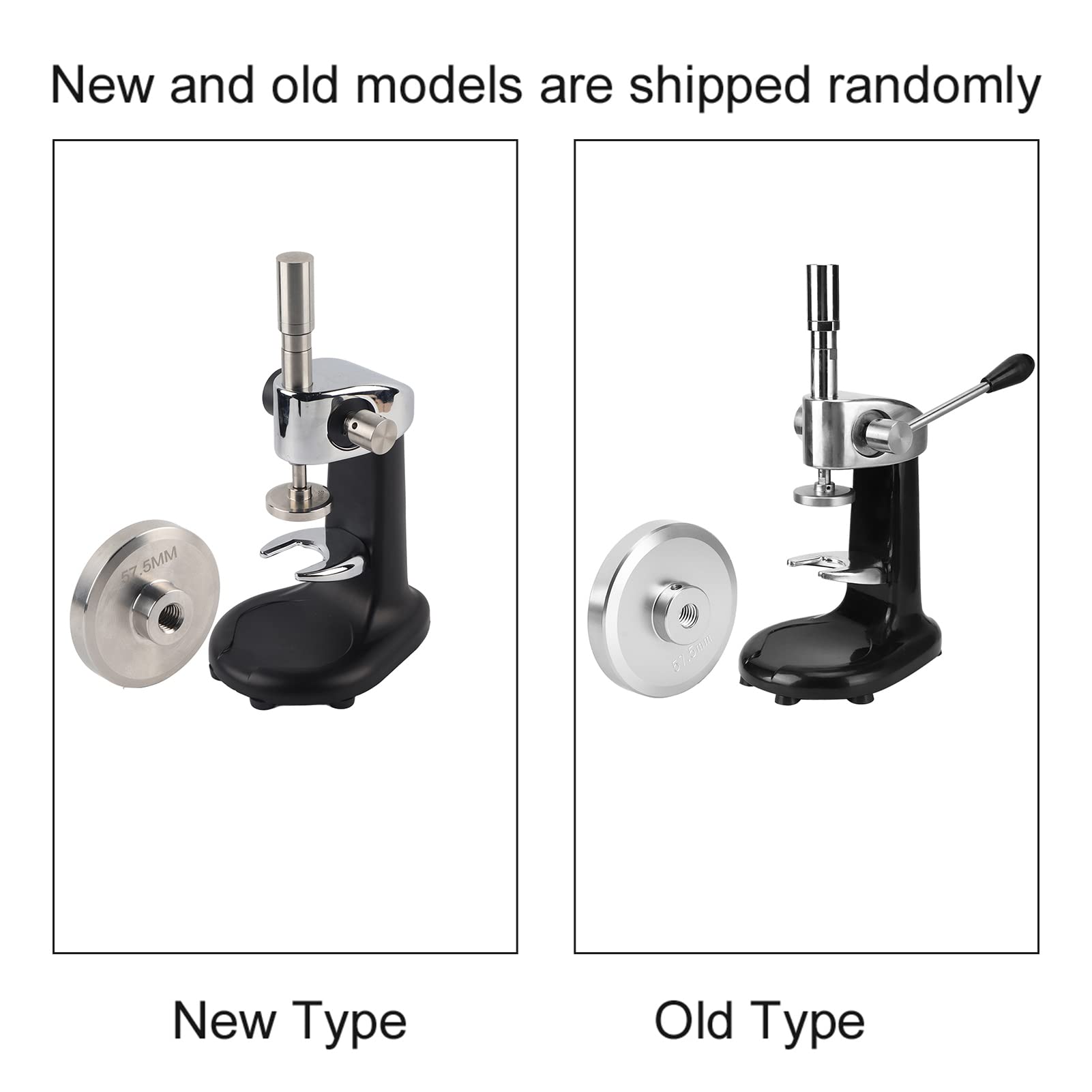 Professional Stainless Steel Coffee Tamper & Distributor - Manual Espresso Press Tool for Baristas, Coffee Shops & Home Use | Perfect for Leveling & Tamping Grounds for Rich Espresso Extraction
