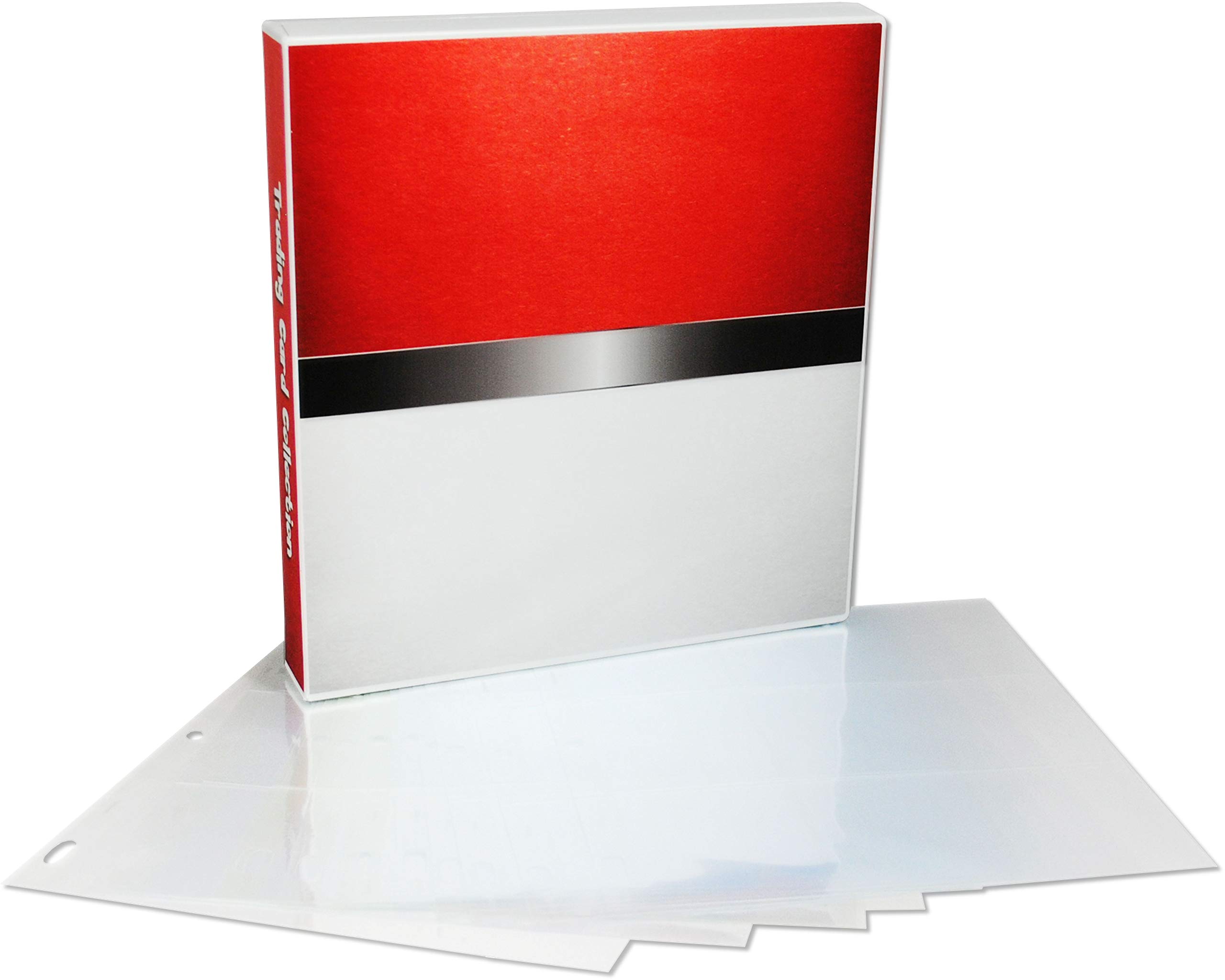 Premium UniKeep Pokemon Card Storage Album - 25 Platinum Series Pages Holds 450 Standard Trading Cards | Perfect for Collectors, Tournaments & Display