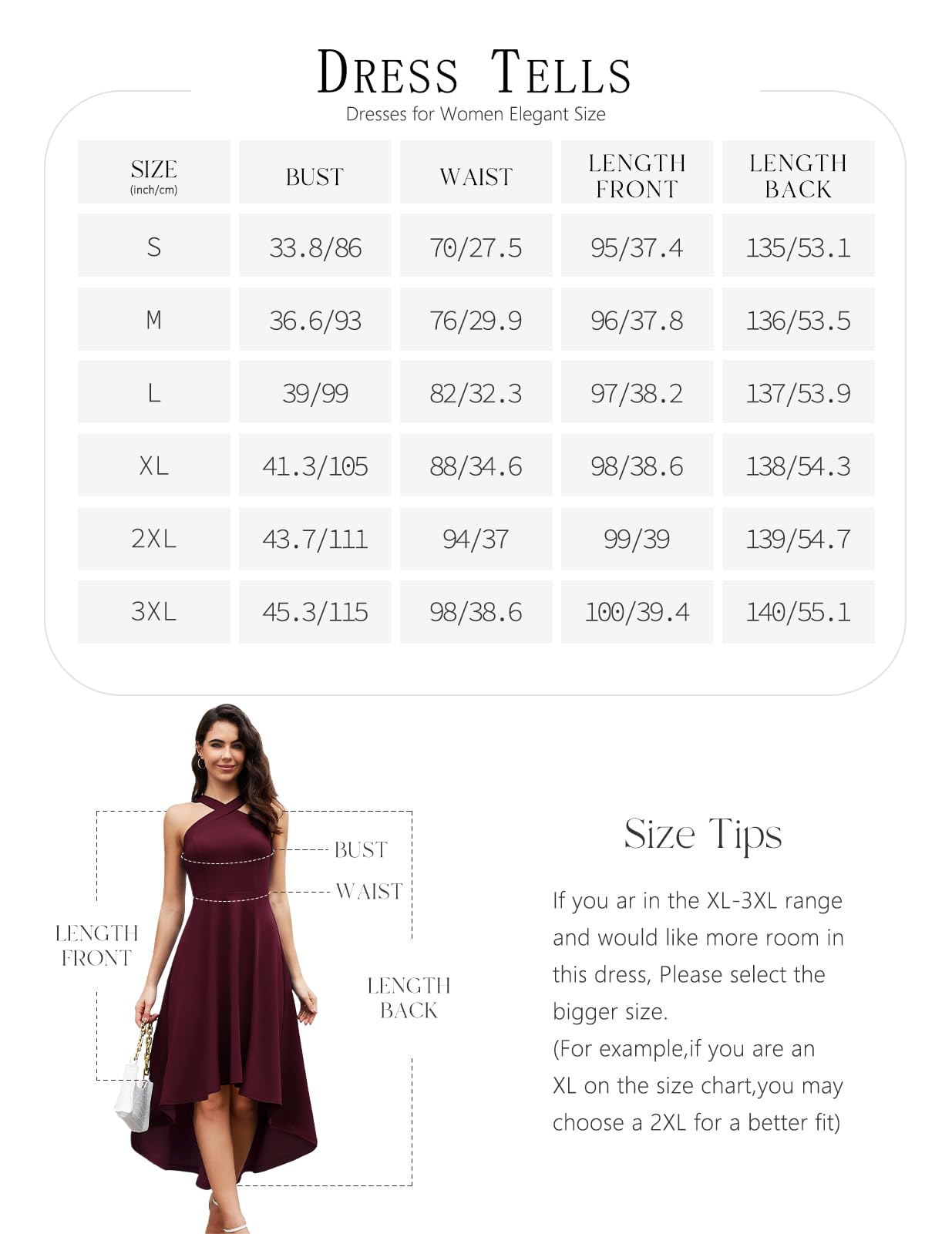 DRESSTELLS Women's Cocktail Dresses 2024 - Halter Neck Sleeveless High-Low Hem Party Dress for Homecoming, Wedding Guest & Evening Events | Fall Formal Occasions & Special Celebrations