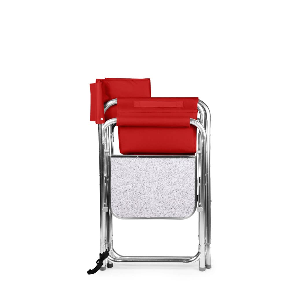 PICNIC TIME NCAA California Bears Folding Sports Chair with Side Table - Portable Beach & Camping Chair for Adults - Perfect for Tailgating, Outdoor Events & Picnics