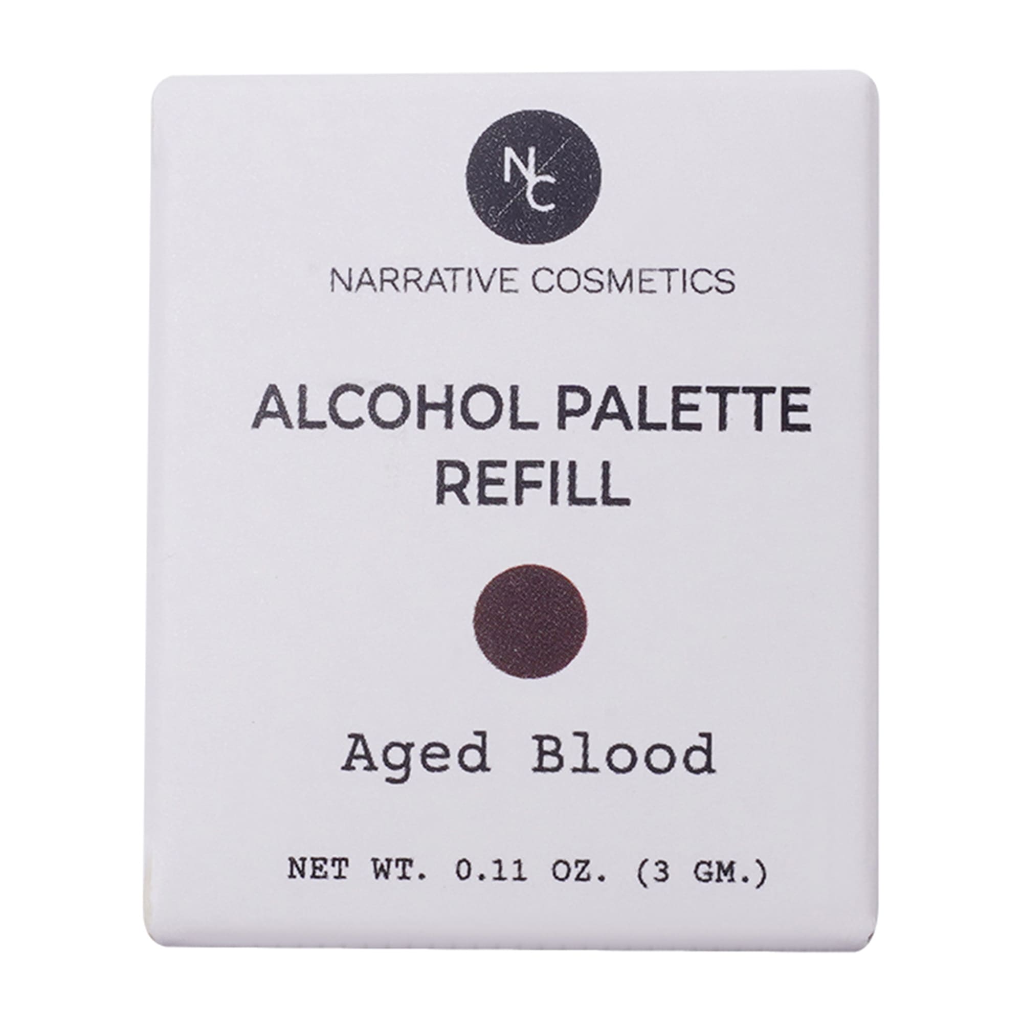 Narrative Cosmetics Alcohol Palette Refill Pans - Professional FX Makeup Colors for Special Effects, Halloween & Theater - High Pigment Alcohol-Based Makeup for Face & Body Art