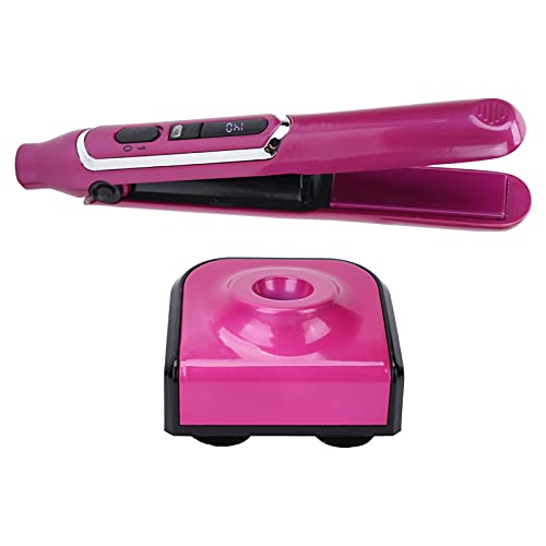 Rechargeable Hair Straightener with US Plug - Cordless Flat Iron for Smooth & Shiny Hair, Perfect for Travel, Home & Salon Styling