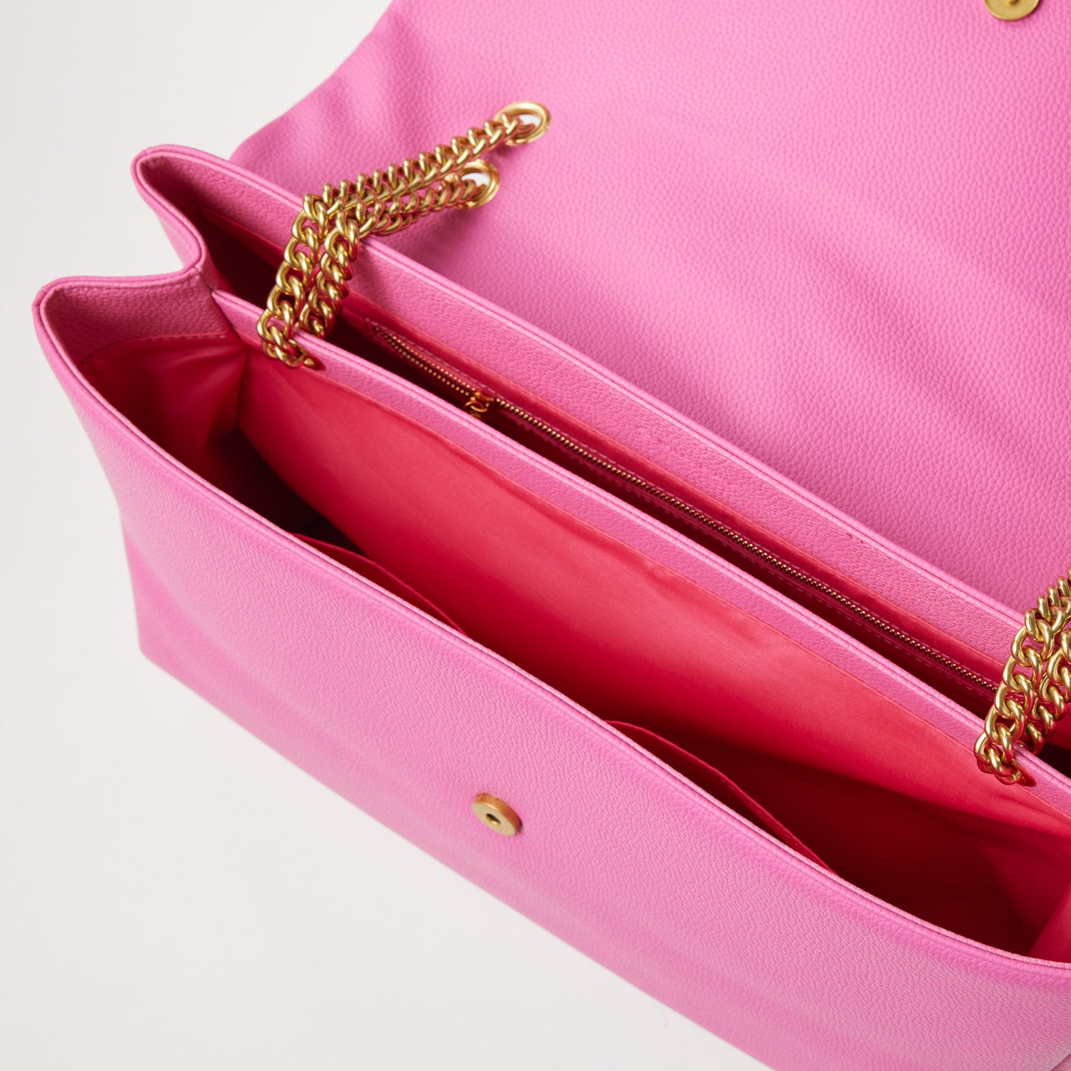 XL Pebble Flap Bag in Hot Pink - Stylish Crossbody Purse for Women, Trendy Shoulder Bag for Daily Use, Work, and Evening Outings