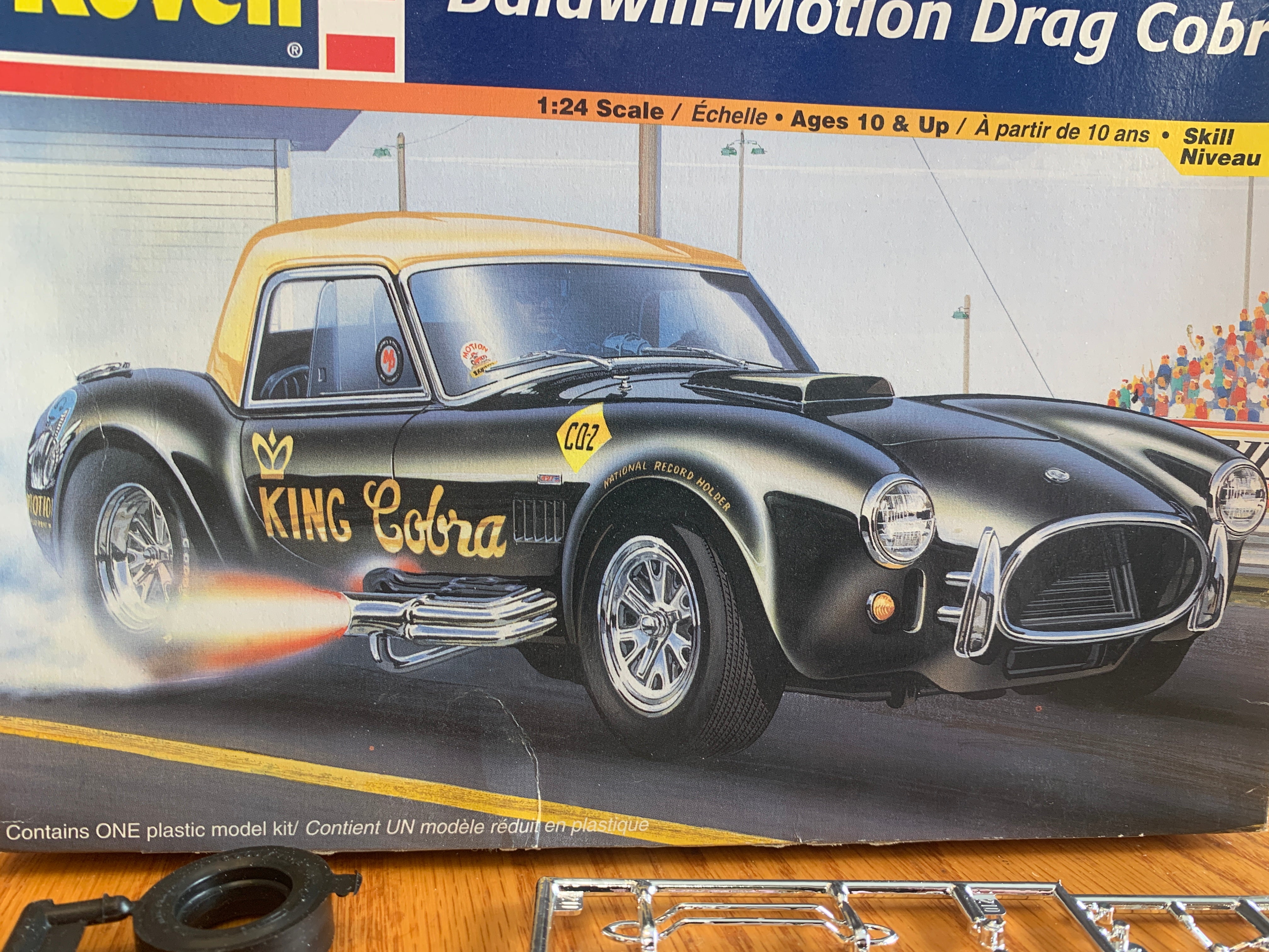 Revell Baldwin Motion Drag Cobra Model Kit - 1:25 Scale Classic Muscle Car for Collectors & Hobbyists - Perfect for Display, Gifts & DIY Projects