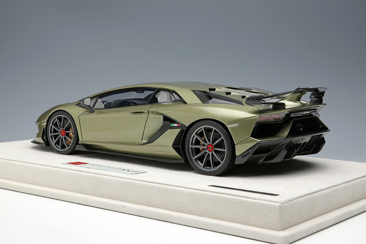 EIDOLON 1:18 Scale Lamborghini Aventador SVJ 2018 Diecast Model Car with Nireo Wheels - Collectible Sports Car for Display, Gifts & Racing Enthusiasts
