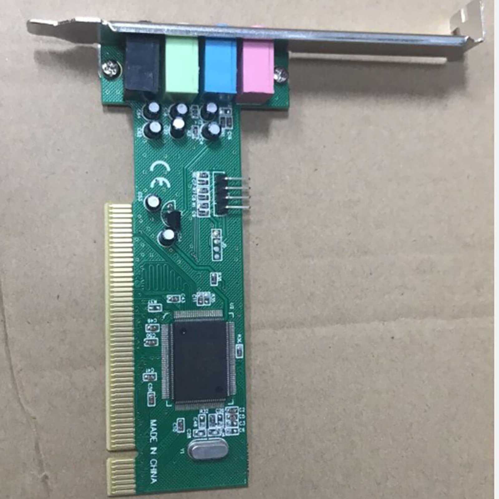 XLL 4 Channel 5.1 Surround Sound Card for PC - 3D Audio PCI Sound Card with Game MIDI Port - Compatible with Windows XP/7/8/10 - Perfect for Gaming, Music Production & Home Theater Systems