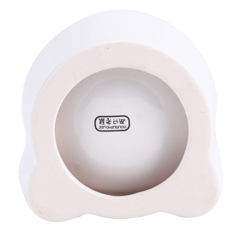 Valentine's Day Carnival Ceramic Pet Food & Water Bowl - Panda Design for Hamsters, Gerbils, Mice & Pigeons | Durable Feeding Dish for Small Pets | Perfect for Cages, Travel & Home Use