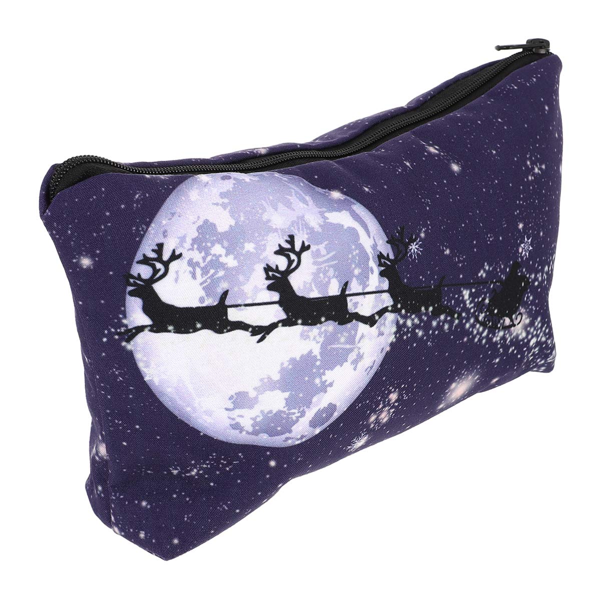 DOITOOL 1pc Printed Waterproof Makeup Pouch - Multifunctional Zipper Cosmetic Bag for Travel, Gym & Daily Storage | Perfect for Makeup, Toiletries & Small Essentials