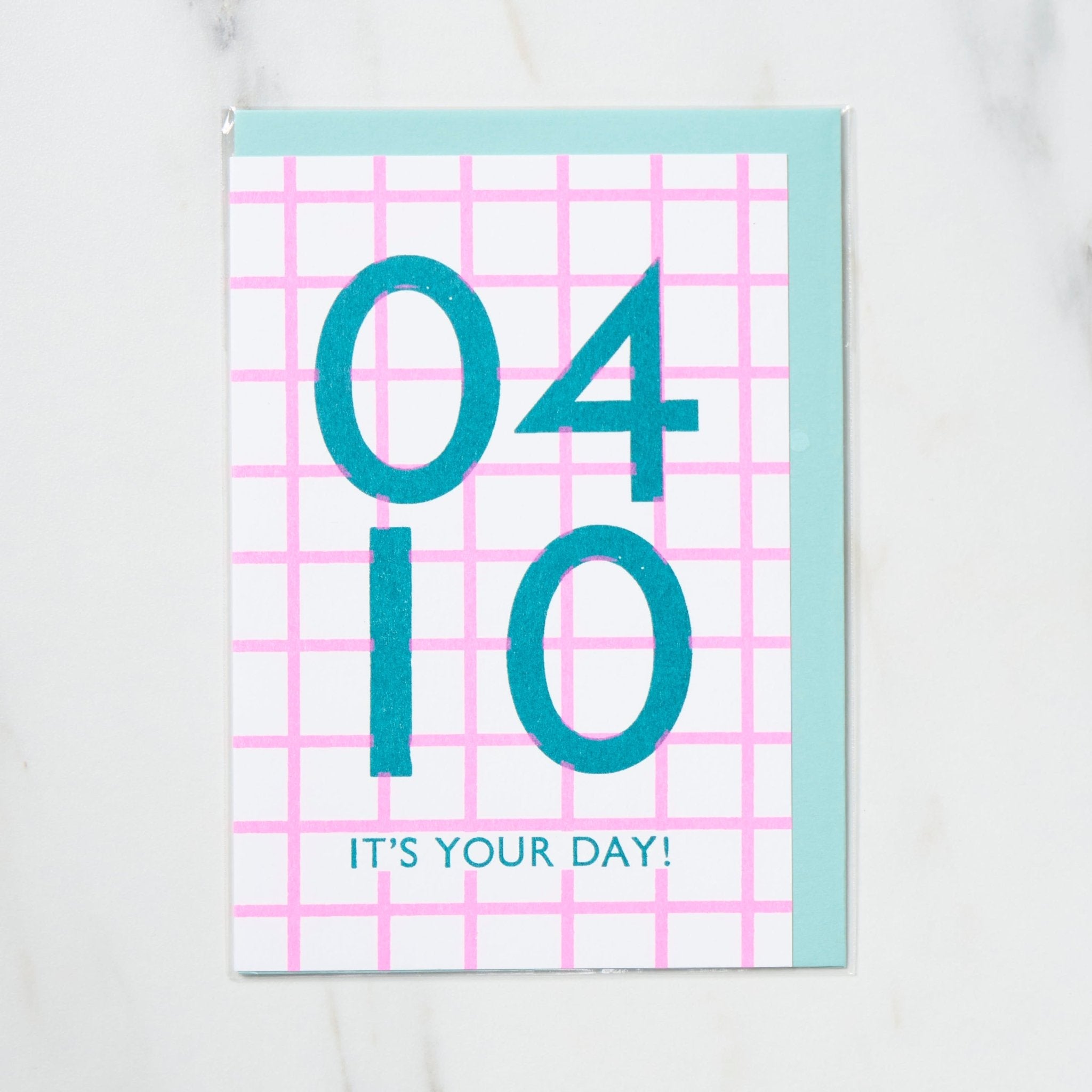 365 Find Your Day Card - April Edition | Premium Letterpress Greeting Card for Birthdays, Anniversaries & Special Occasions