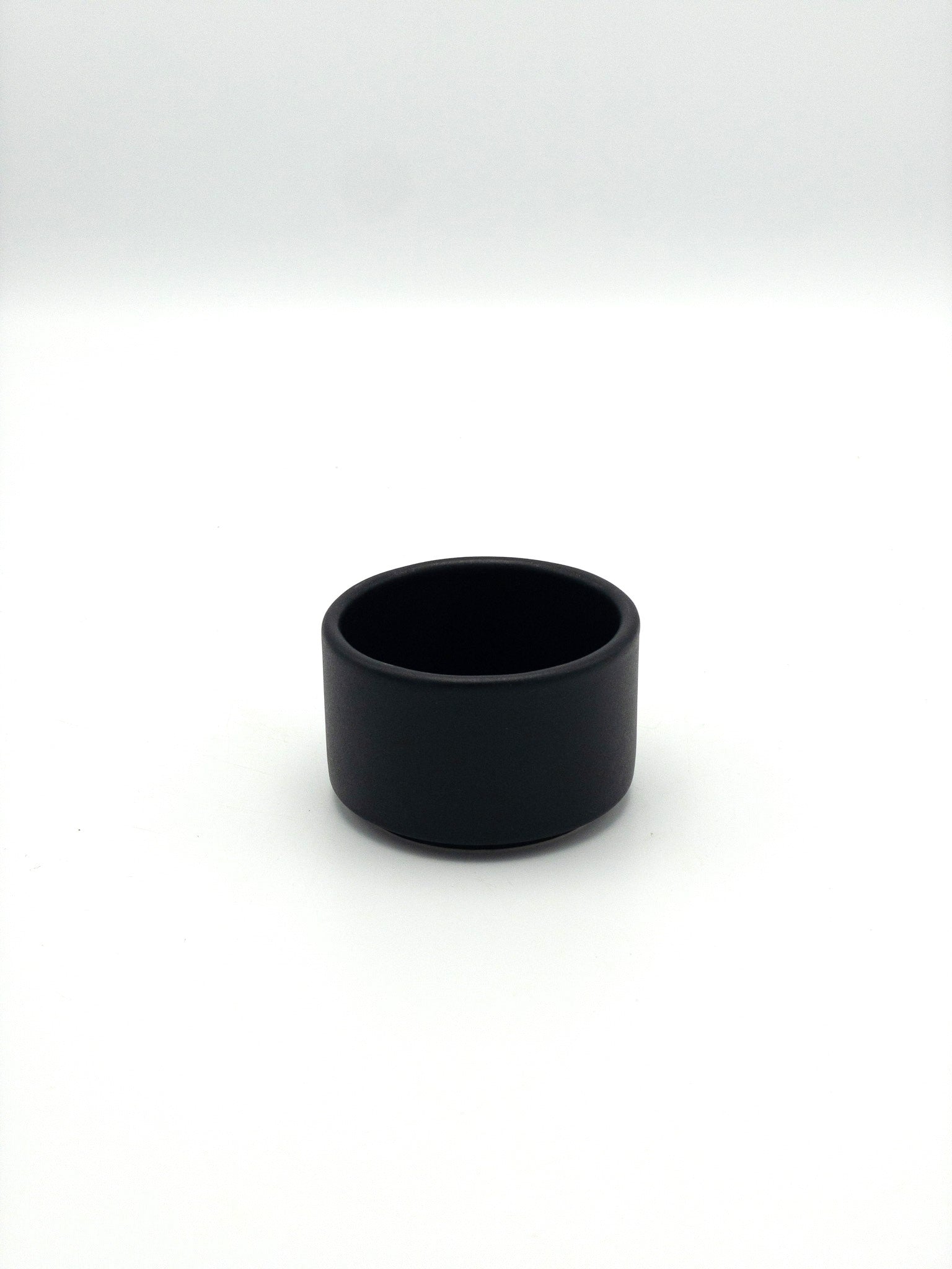 Premium Matte Black Espresso Cups Set of 4 - Durable Ceramic Coffee Cups for Home, Office & Cafe Use - Perfect for Espresso, Cappuccino & Latte