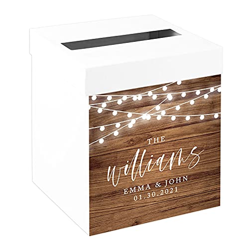 Rustic Wood with String Lights
