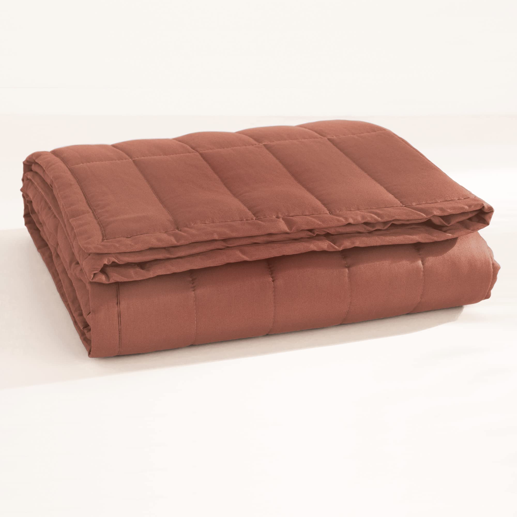Casper Sleep Weighted Blanket 20 lbs - Premium Fireside Gray Heavy Blanket for Adults - Anxiety Relief & Deep Sleep - Perfect for Stress Relief, Insomnia, and Relaxation at Home or Travel