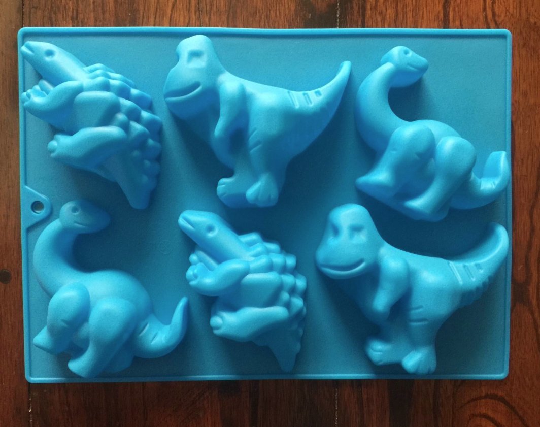 Dinosaur Silicone Cake Mold Set for Chocolate, Candy & Fondant - Mini Cake Pan for Baking, Cupcake Decorating & Party Treats - Perfect for Birthday Cakes, DIY Desserts & Kids Baking Activities
