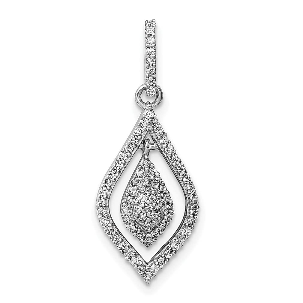 925 Sterling Silver Diamond Pendant Necklace for Women | Elegant Fashion Jewelry Gift for Her | Perfect for Anniversaries, Birthdays & Special Occasions
