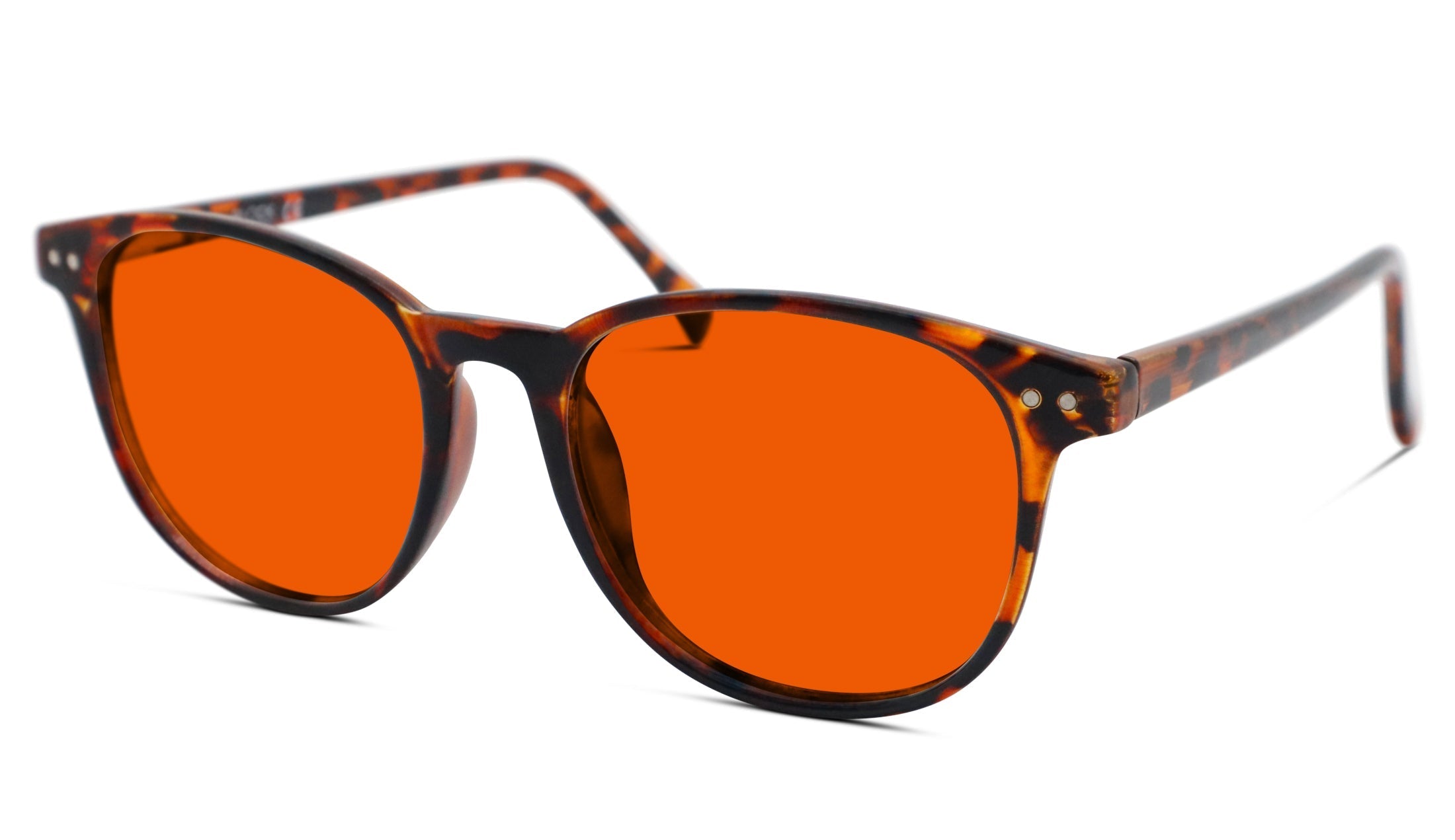 NightFall Blue Light Blocking Glasses - Tortoise Frame with Prescription Lenses for Computer & Screen Use