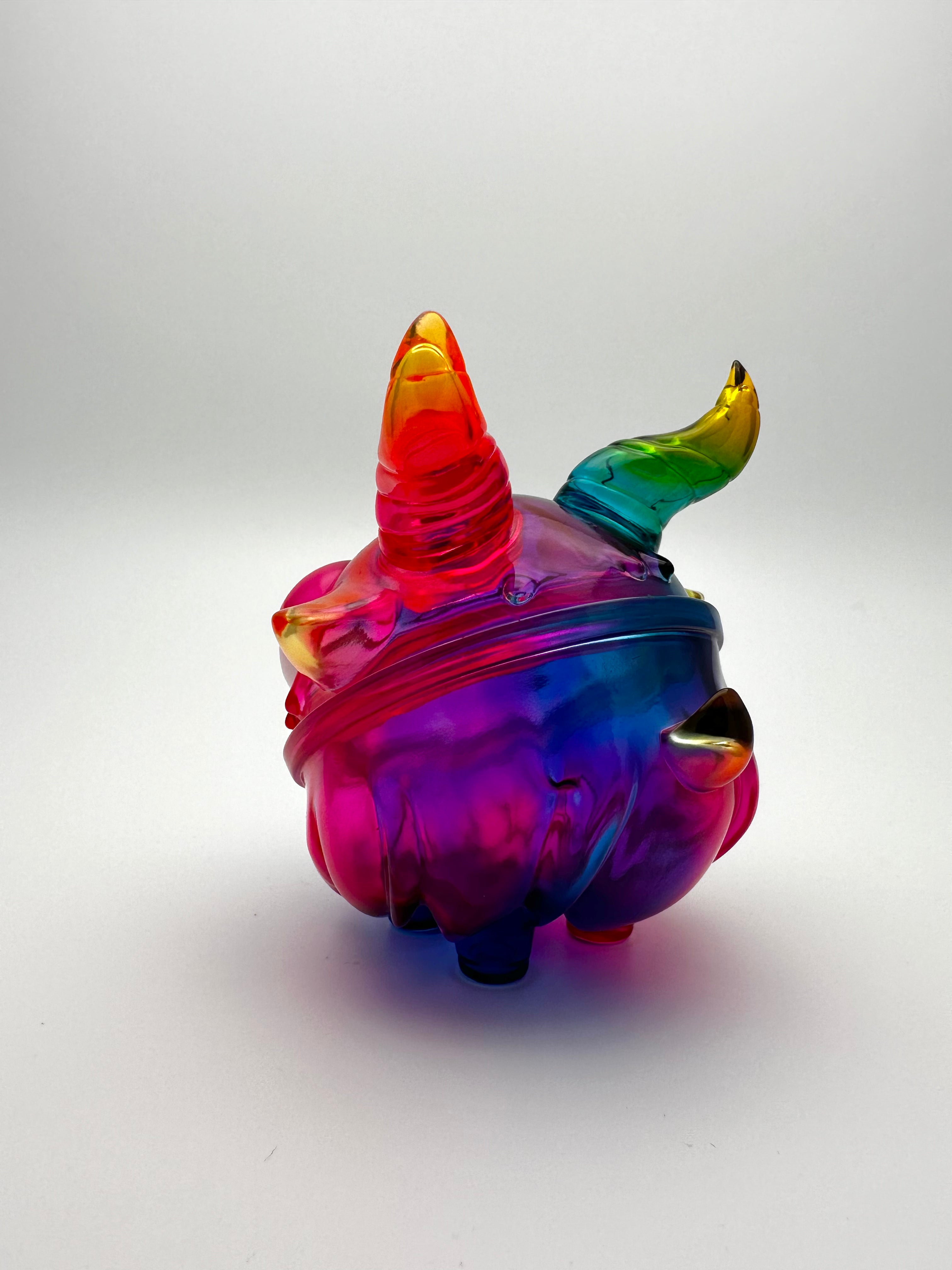 Bobbi The Baphomet Rainbow Plush Toy by Zintears - Cute Kawaii Demon Stuffed Animal for Gothic Home Decor, Anime Lover Gift & Alternative Aesthetic Collection
