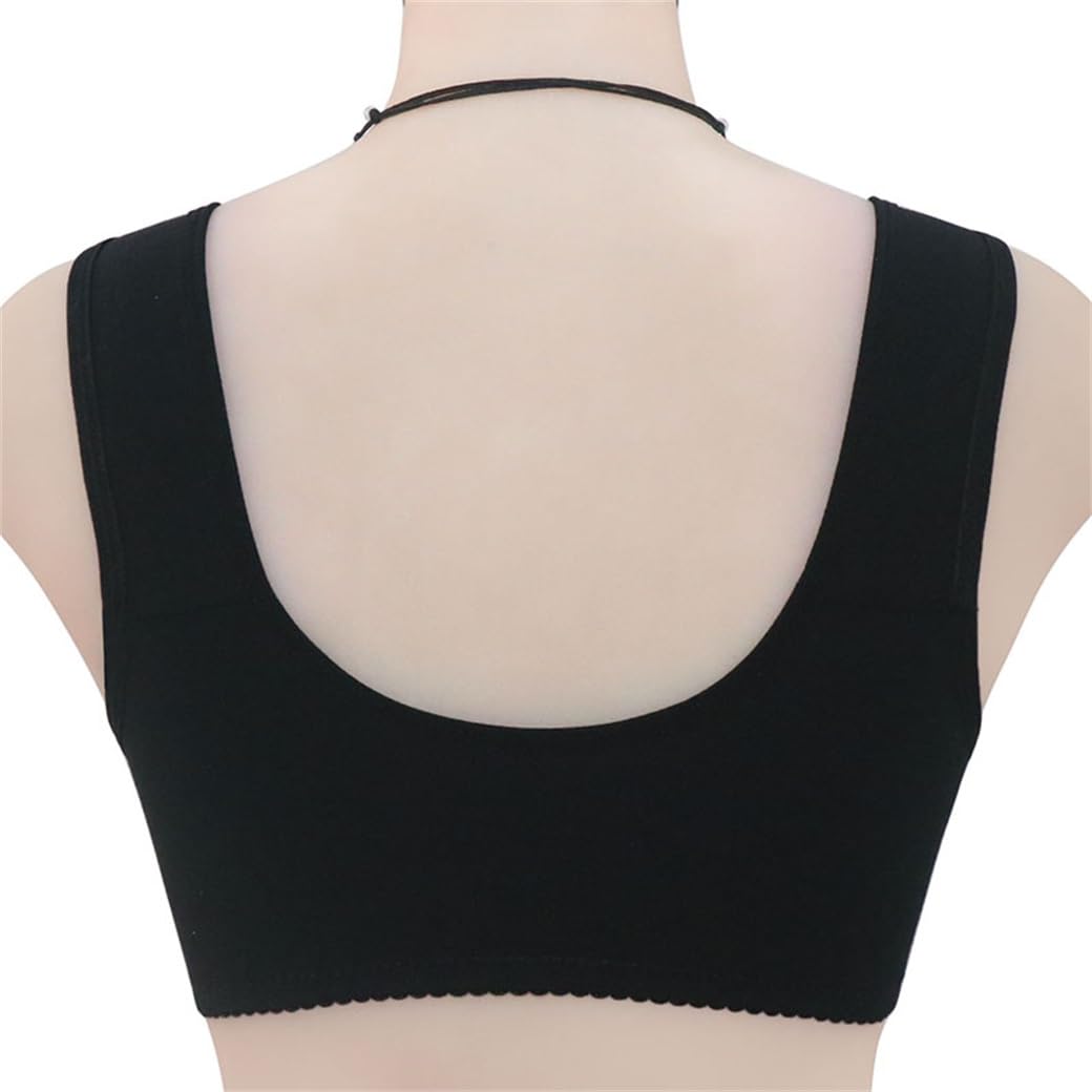 Wireless Front Closure Bras for Women - Comfortable No Underwire Snap Closing Bra - Perfect for Seniors, Everyday Wear & Post-Surgery Recovery