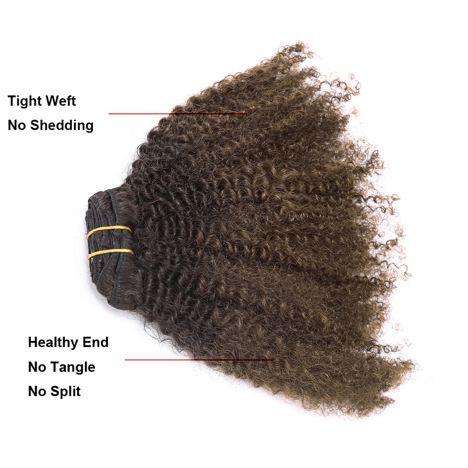 Afro Kinky Curly Clip-in Hair Extensions 10 Inch - 100% Remy Human Hair 4B 4C Natural Black (120g, 17 Clips, T#1B/4AC) for Full Head Volume | Perfect for Protective Styles, Weddings & Daily Wear