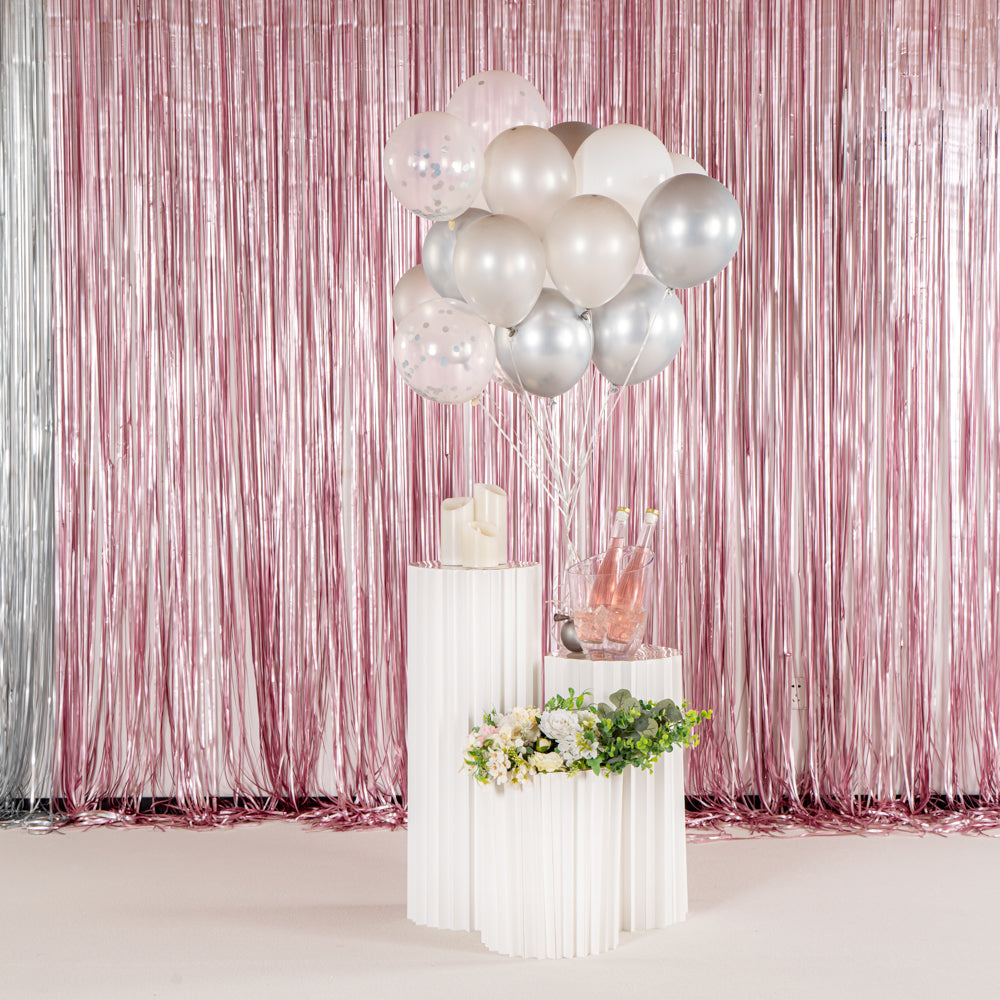 Balloonify Silver Confetti Balloon Set - 20 Pieces Party Balloons for Birthday, Wedding & Baby Shower Decorations - 1 Count Box